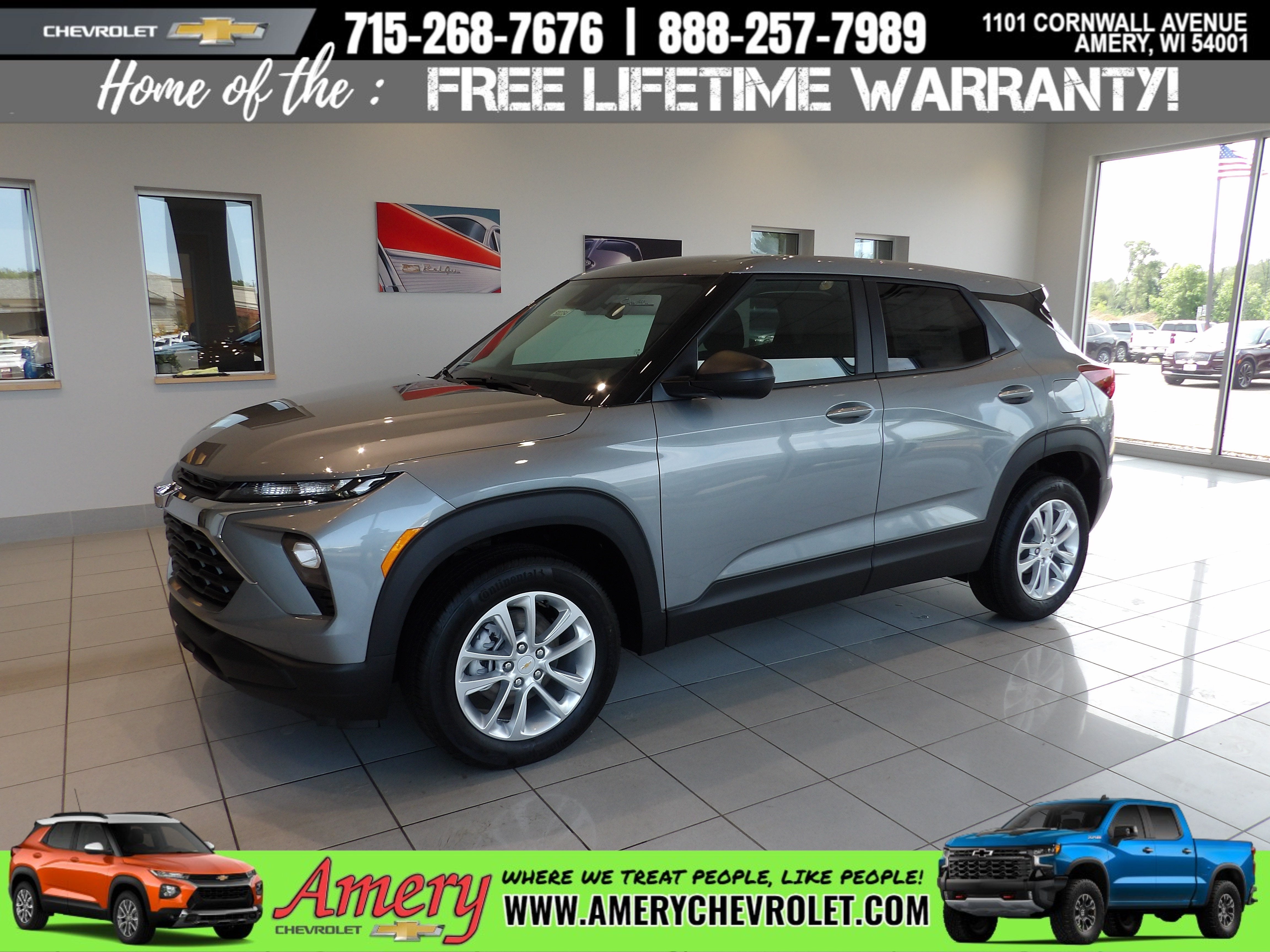 Sterling Gray Metallic 2026 Chevrolet Trailblazer SUV / Crossover Four-Wheel Drive 9-Speed Automatic