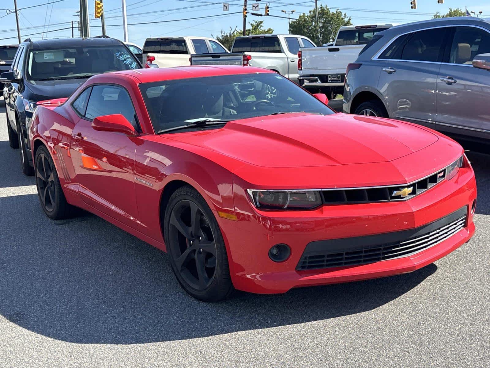 Red Hot 2015 Chevrolet Camaro 1LT Coupe RWD Coupe Rear-Wheel Drive Automatic