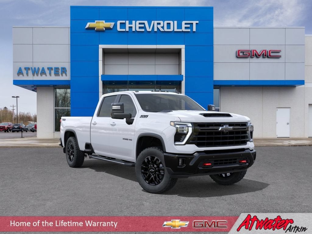 Summit White 2026 Chevrolet Silverado 3500HD Pickup Truck Four-Wheel Drive Automatic
