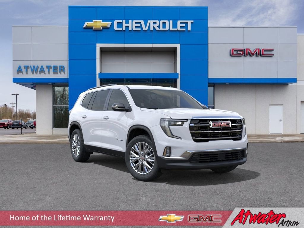 Summit White 2026 GMC Acadia Elevation AWD SUV / Crossover Four-Wheel Drive Automatic