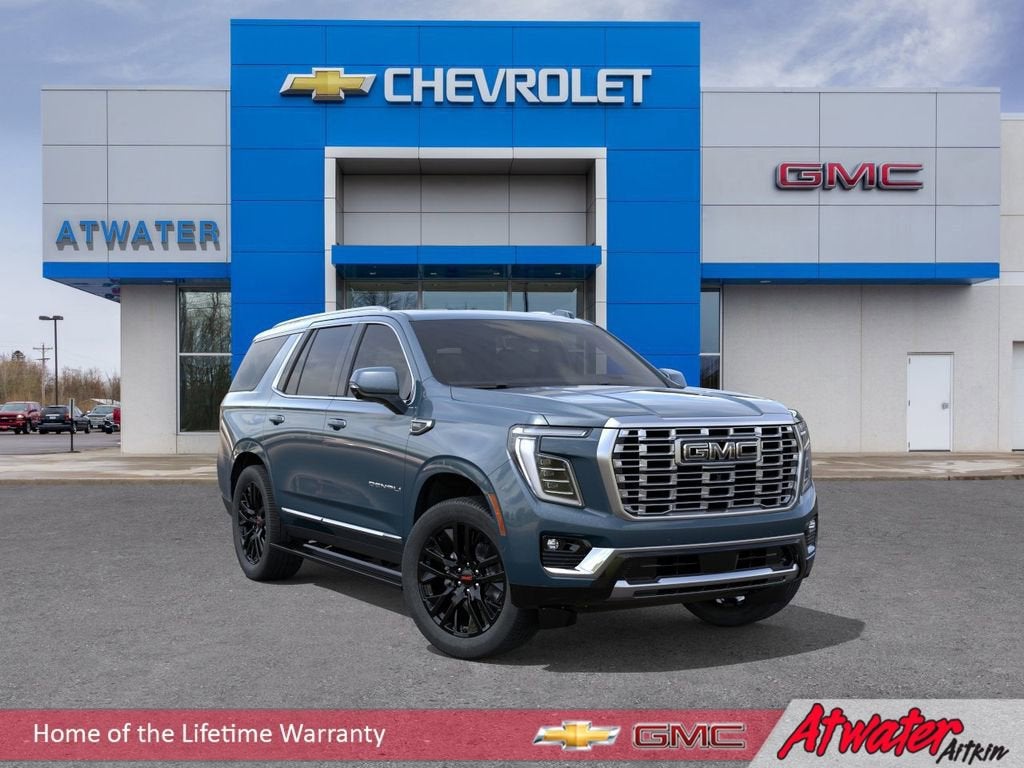 Downpour Metallic 2026 GMC Yukon Denali 4WD SUV / Crossover Four-Wheel Drive Automatic