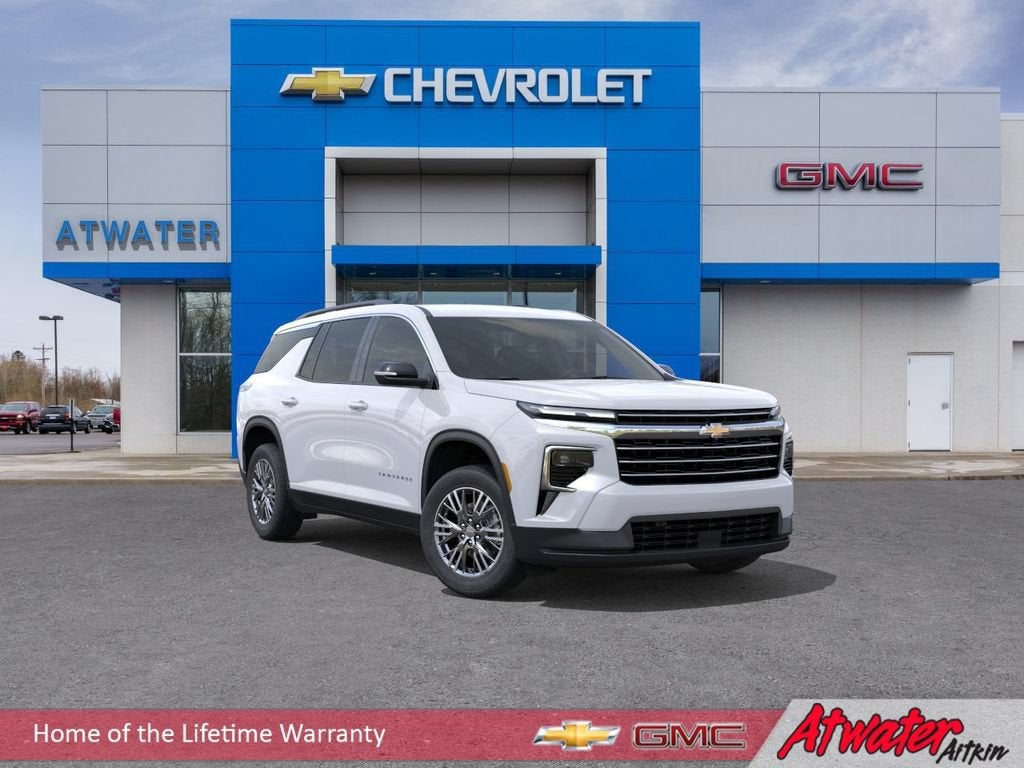 Summit White 2026 Chevrolet Traverse SUV / Crossover Four-Wheel Drive Automatic