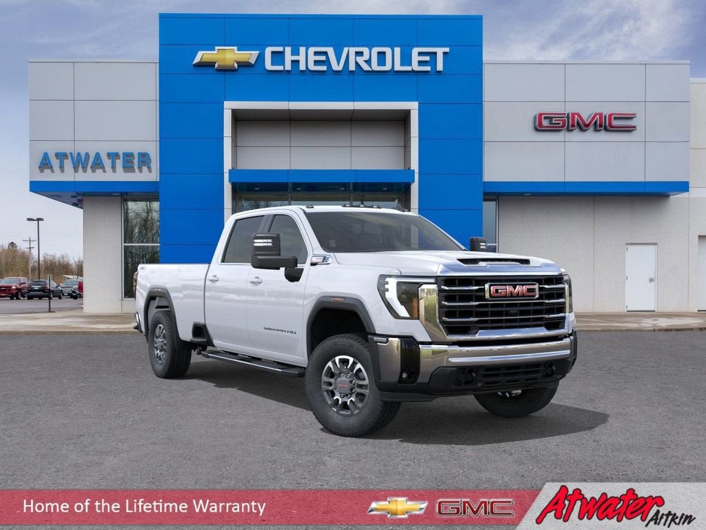 Summit White 2026 GMC Sierra 3500HD Pickup Truck Four-Wheel Drive Automatic