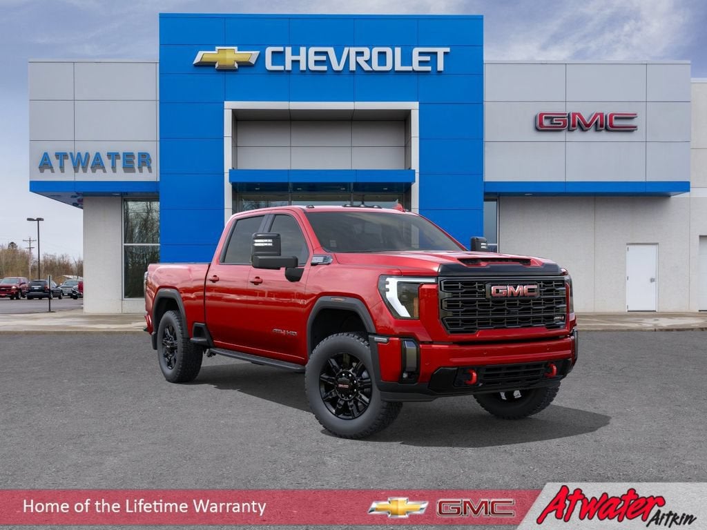Volcanic Red Tintcoat 2026 GMC Sierra 3500HD Pickup Truck Four-Wheel Drive Automatic