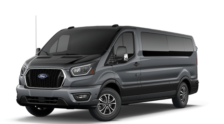 Carbonized Gray Metallic 2027 Ford Transit Passenger Van Rear-Wheel Drive 