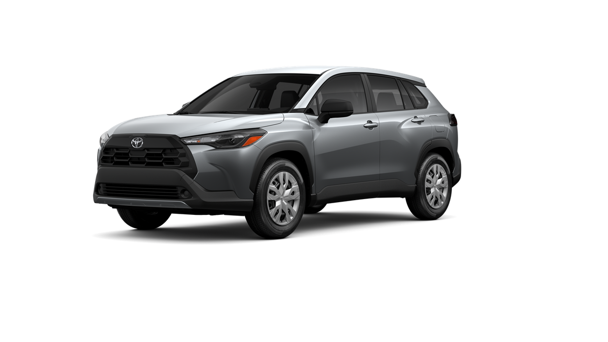 Sonic Silver 2026 Toyota Corolla Cross SUV / Crossover Front-Wheel Drive Continuously Variable Transmission