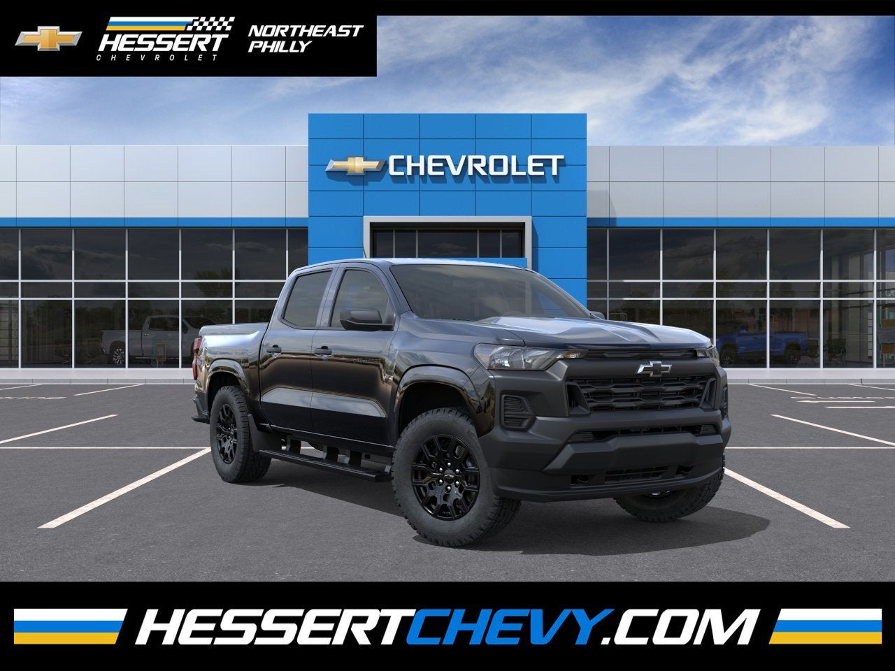 Black 2026 Chevrolet Colorado Pickup Truck Four-Wheel Drive Automatic