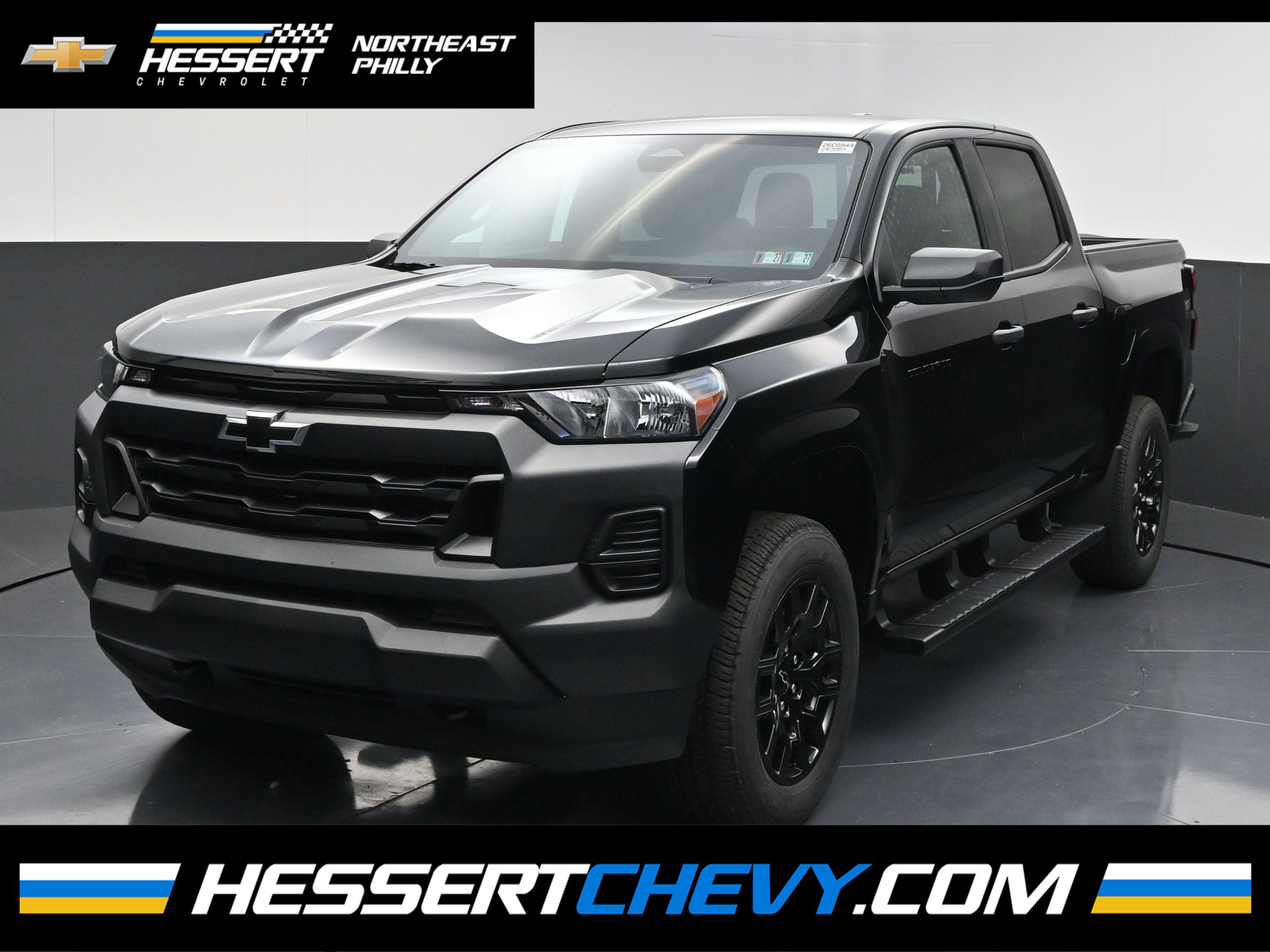 Black 2026 Chevrolet Colorado Pickup Truck Four-Wheel Drive Automatic