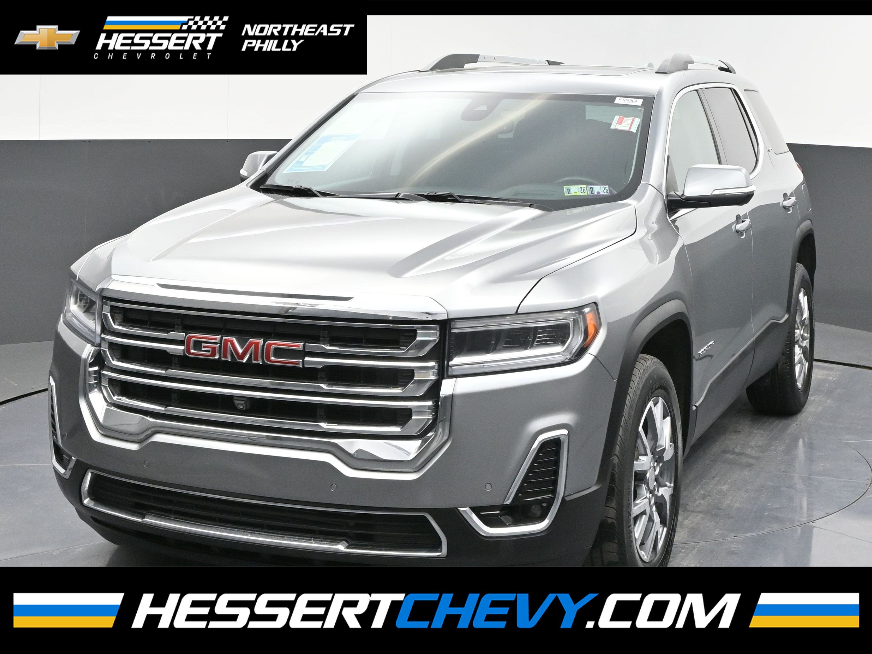 Sterling Metallic 2023 GMC Acadia SUV / Crossover Four-Wheel Drive Automatic