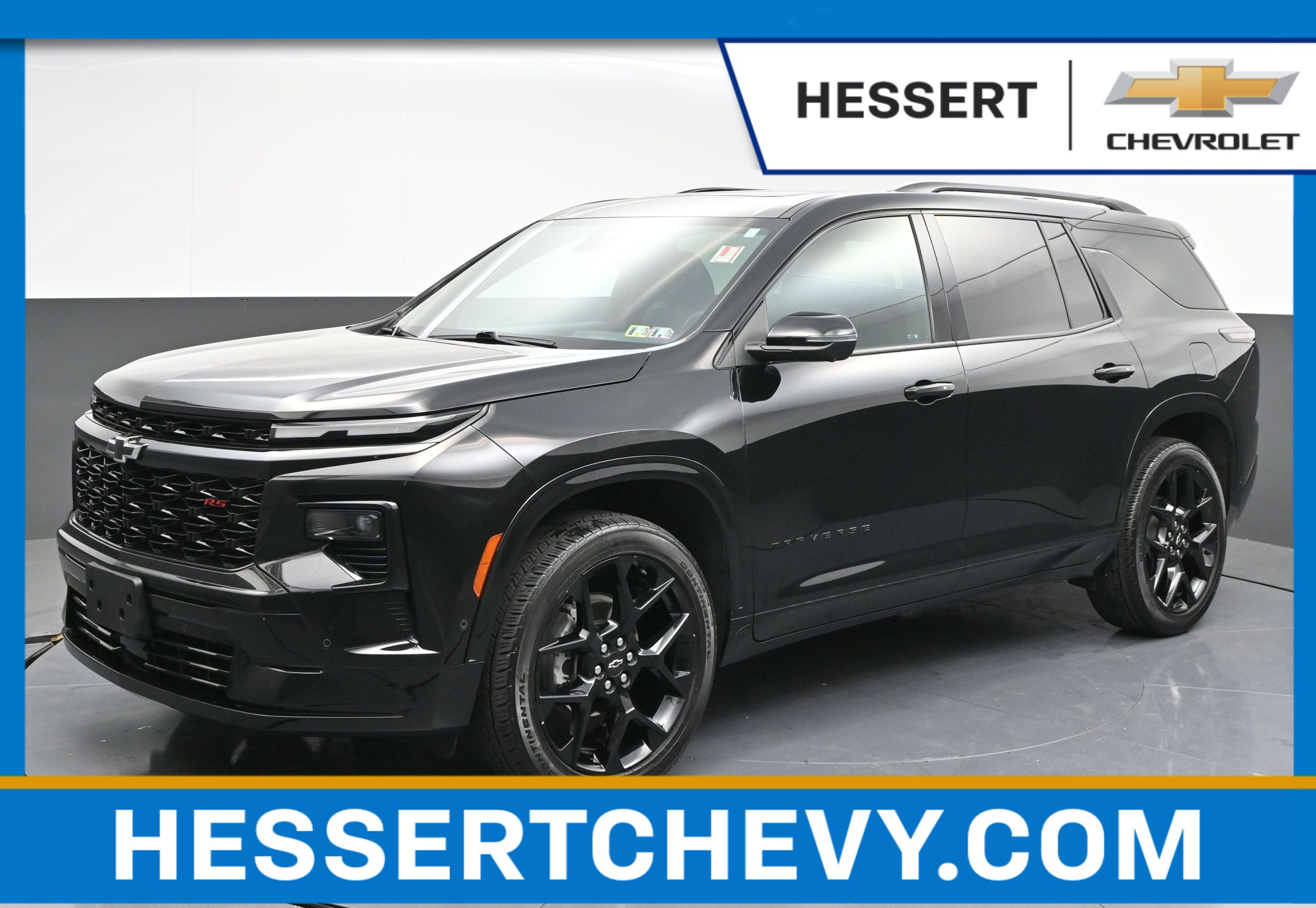 Mosaic Black Metallic 2024 Chevrolet Traverse RS FWD SUV / Crossover Front-Wheel Drive Automatic