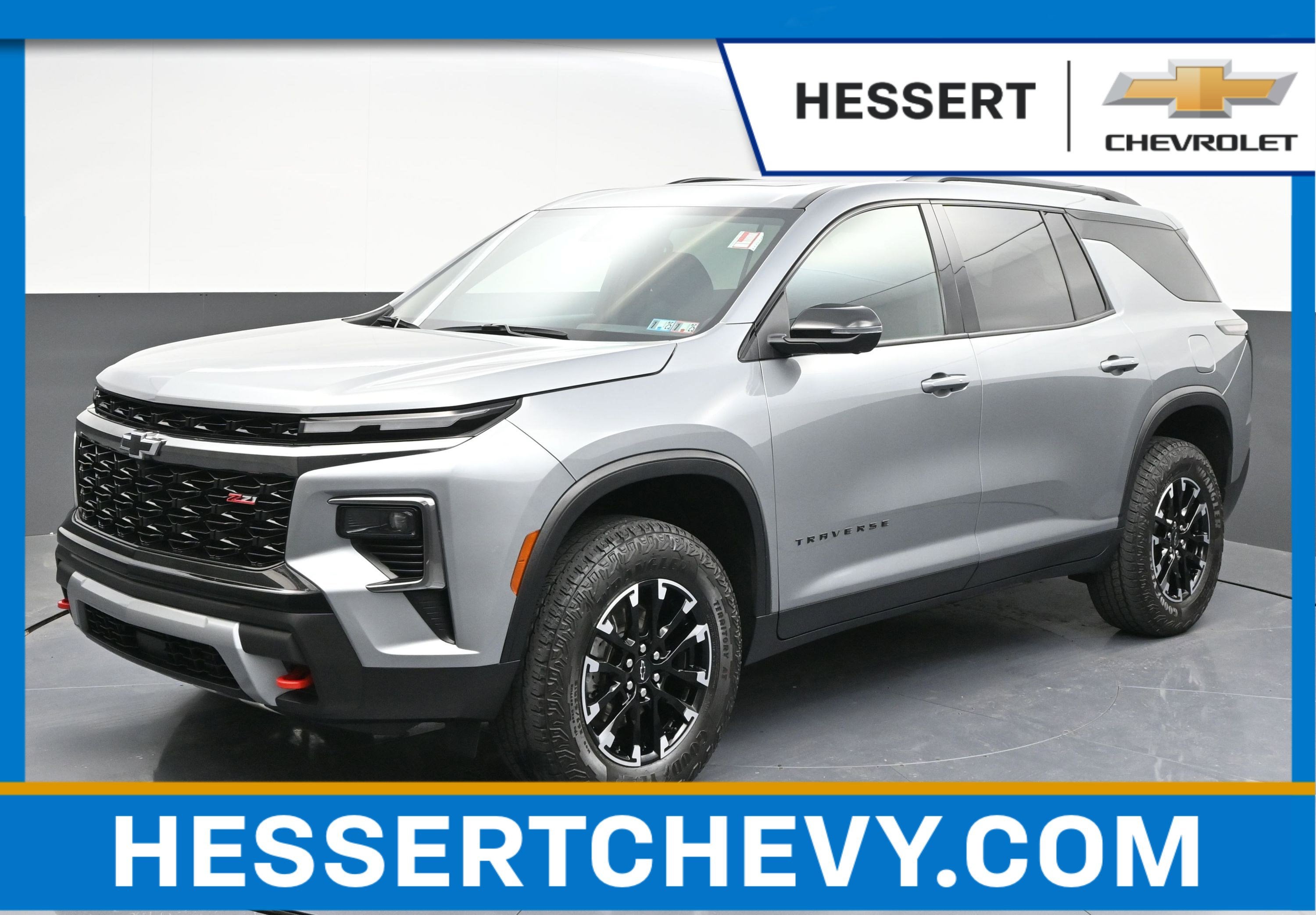 Sterling Gray Metallic 2024 Chevrolet Traverse SUV / Crossover Four-Wheel Drive Automatic