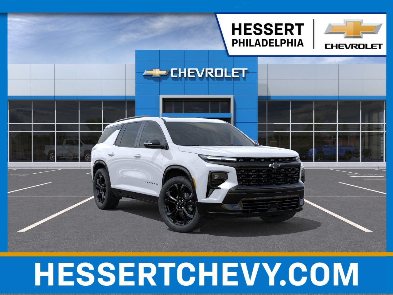 Polar White Tricoat 2027 Chevrolet Traverse SUV / Crossover Four-Wheel Drive Automatic