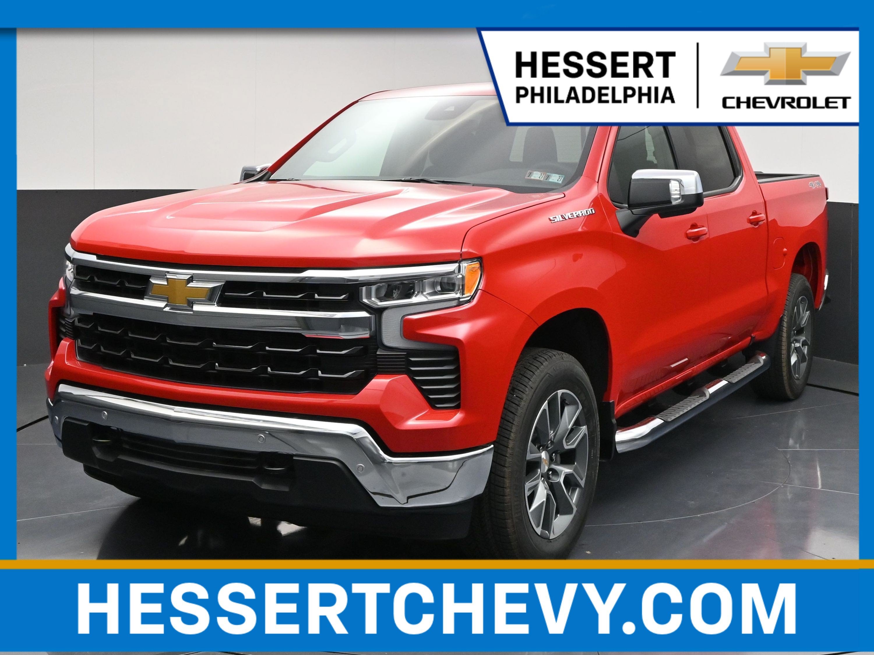 Red Hot 2026 Chevrolet Silverado 1500 Pickup Truck Four-Wheel Drive Automatic