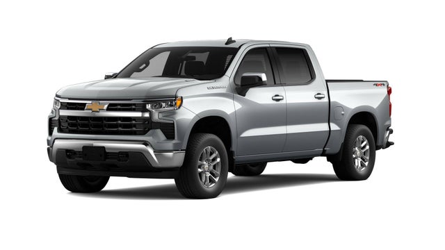 Sterling Gray Metallic 2026 Chevrolet Silverado 1500 LT Crew Cab 4WD Pickup Truck Four-Wheel Drive Automatic