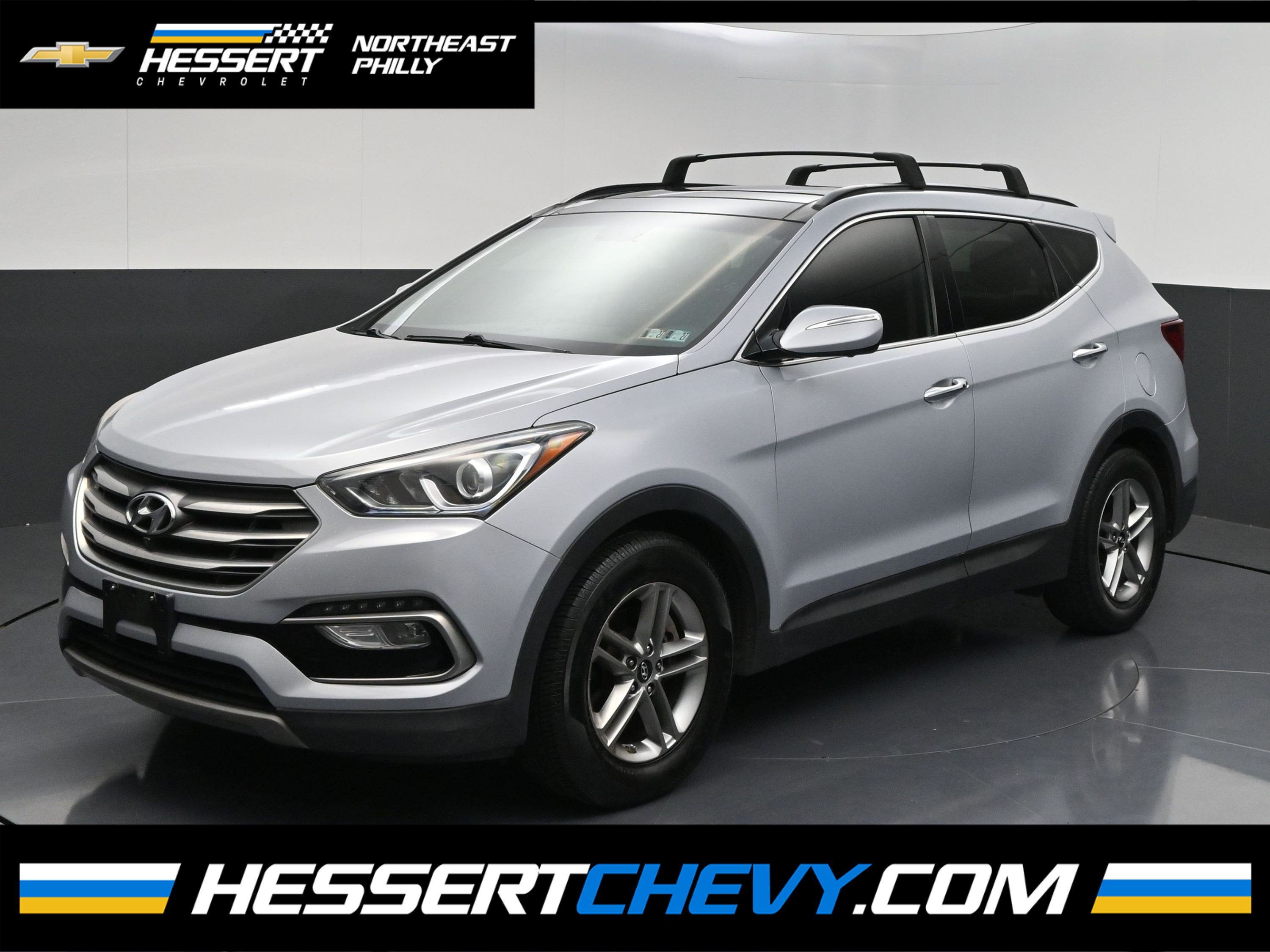 Silver 2017 Hyundai Santa Fe Sport SUV / Crossover All-Wheel Drive Automatic