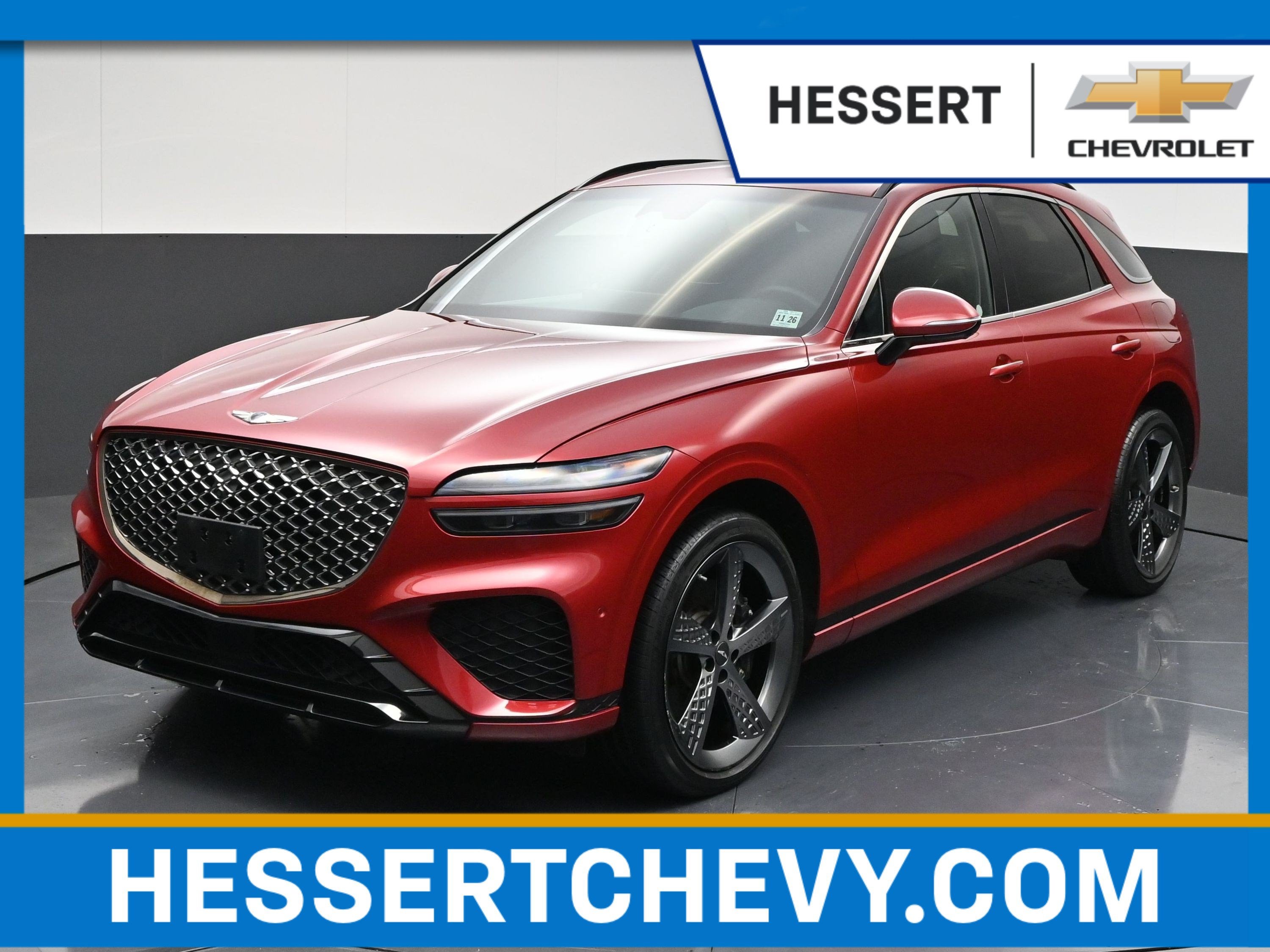 Red 2022 Genesis GV70 SUV / Crossover All-Wheel Drive Automatic