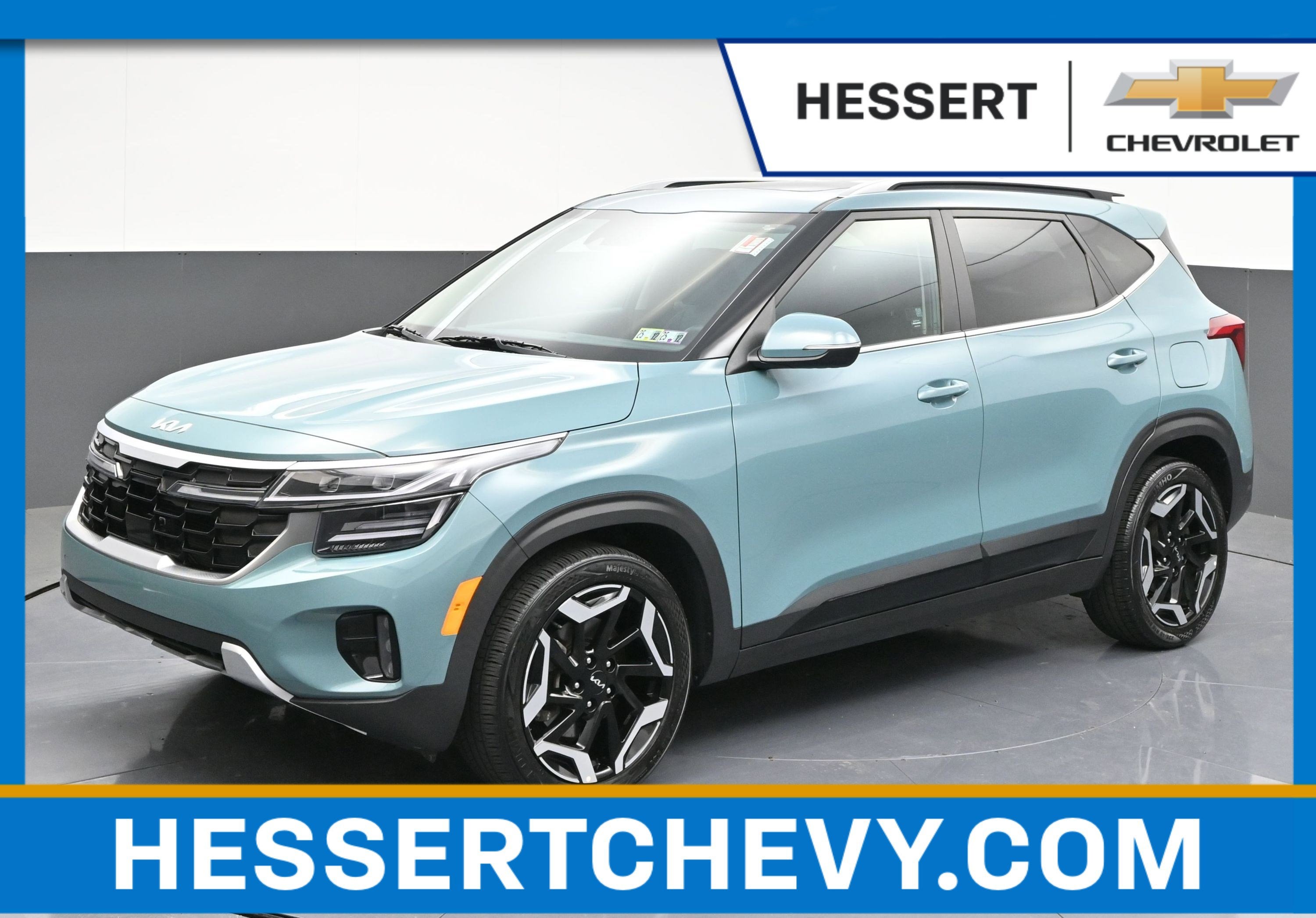 Blue 2024 Kia Seltos SX Turbo AWD SUV / Crossover  Automatic