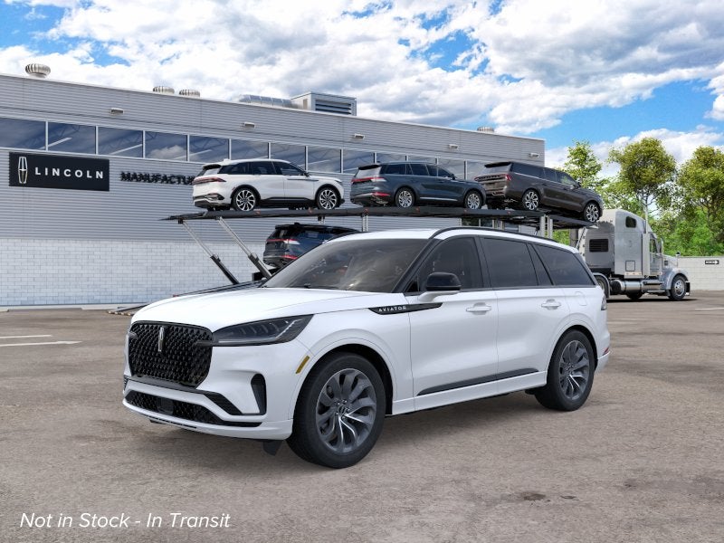 Pristine White Metallic Tri-Coat 2026 Lincoln Aviator SUV / Crossover All-Wheel Drive Automatic