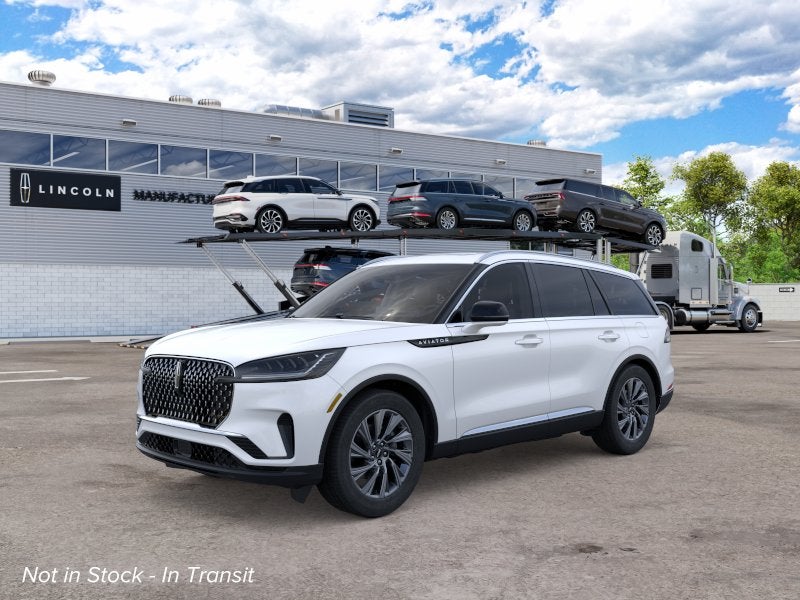 Pristine White Metallic Tri-Coat 2026 Lincoln Aviator SUV / Crossover All-Wheel Drive Automatic