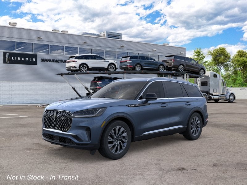Whisper Blue Metallic Clearcoat 2026 Lincoln Aviator SUV / Crossover All-Wheel Drive Automatic