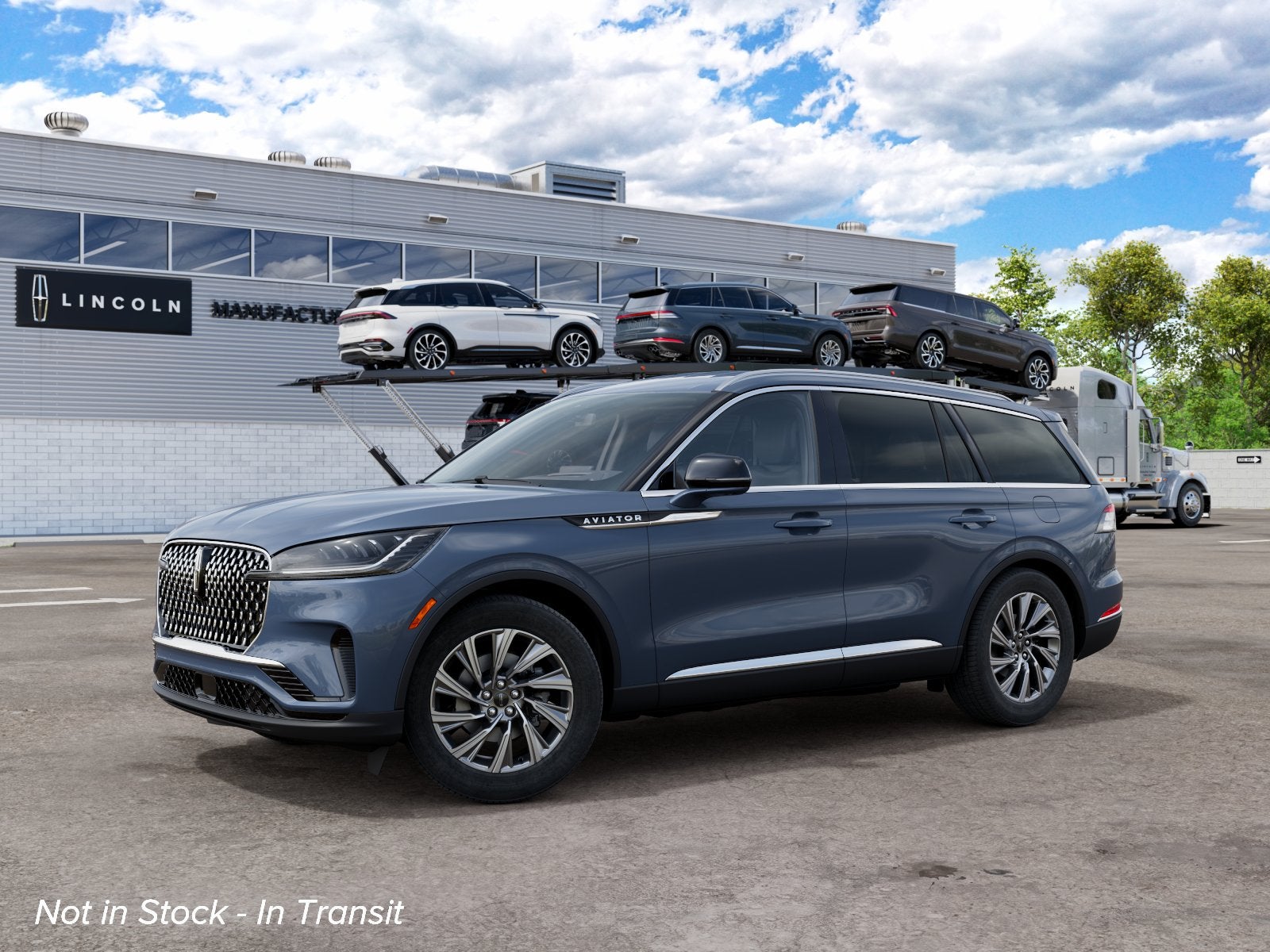 Whisper Blue Metallic Clearcoat 2027 Lincoln Aviator SUV / Crossover All-Wheel Drive Automatic