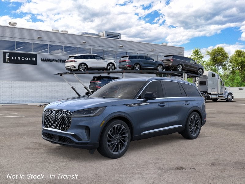 Whisper Blue Metallic Clearcoat 2026 Lincoln Aviator SUV / Crossover All-Wheel Drive Automatic