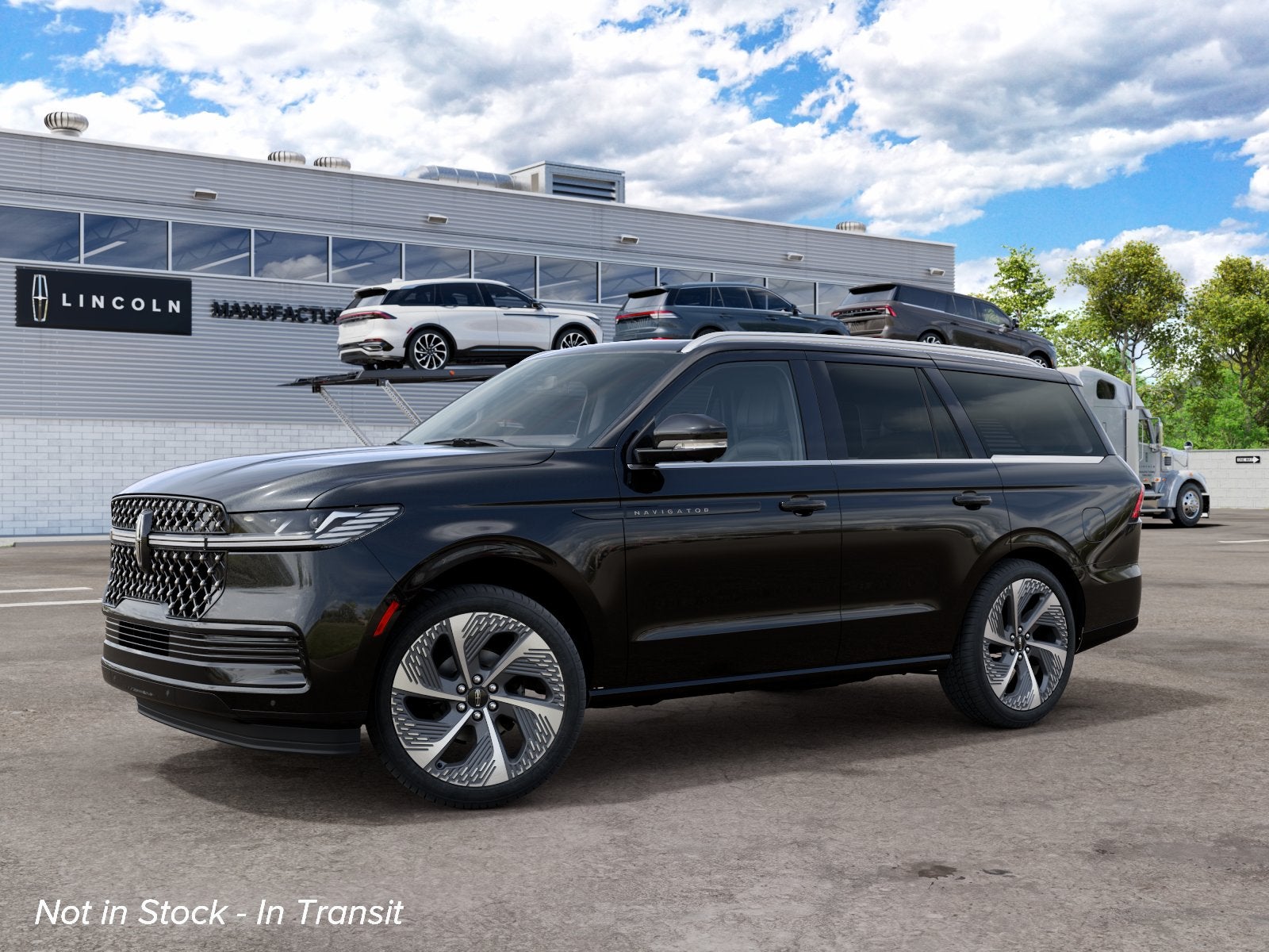 Infinite Black Metallic Clearcoat 2027 Lincoln Navigator SUV / Crossover Four-Wheel Drive Automatic
