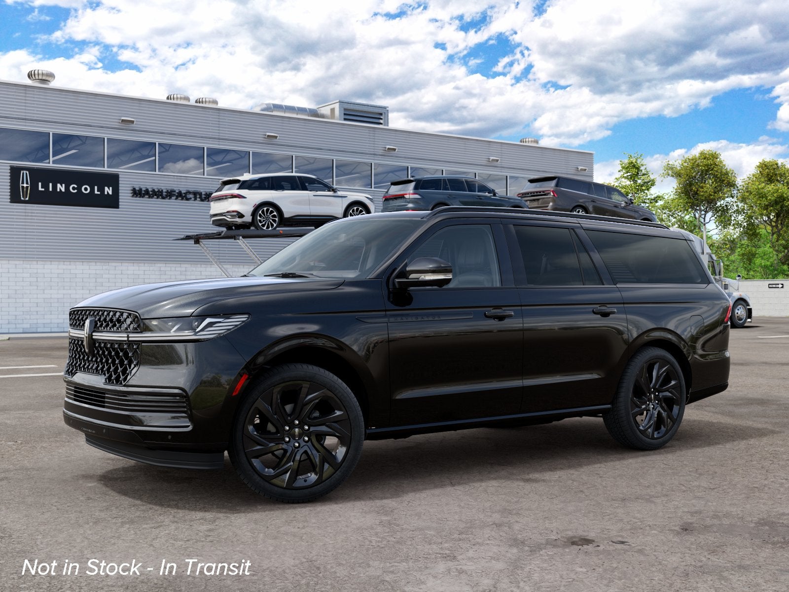 Infinite Black Metallic Clearcoat 2027 Lincoln Navigator SUV / Crossover Four-Wheel Drive Automatic
