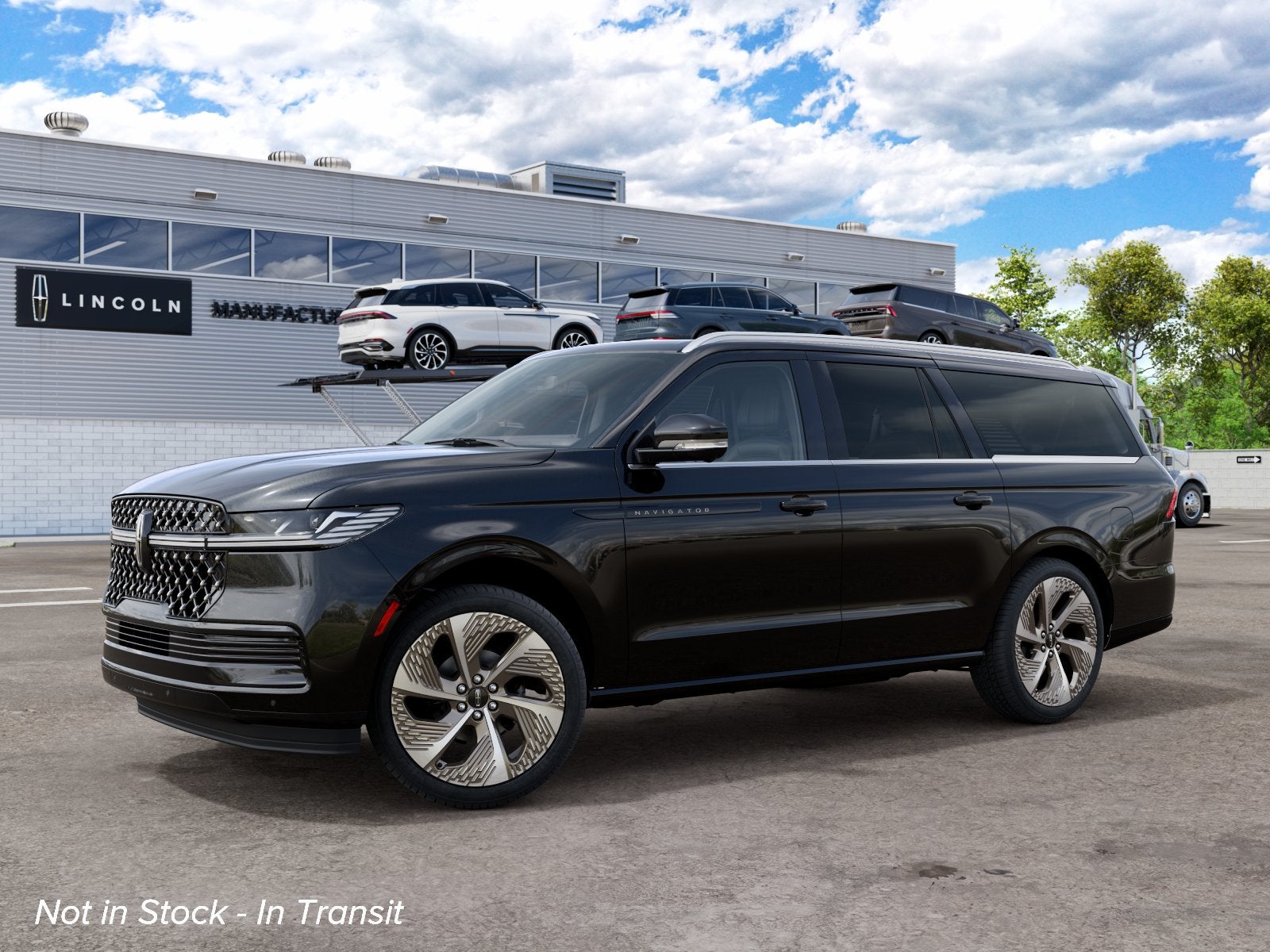 Infinite Black Metallic Clearcoat 2027 Lincoln Navigator SUV / Crossover Four-Wheel Drive Automatic