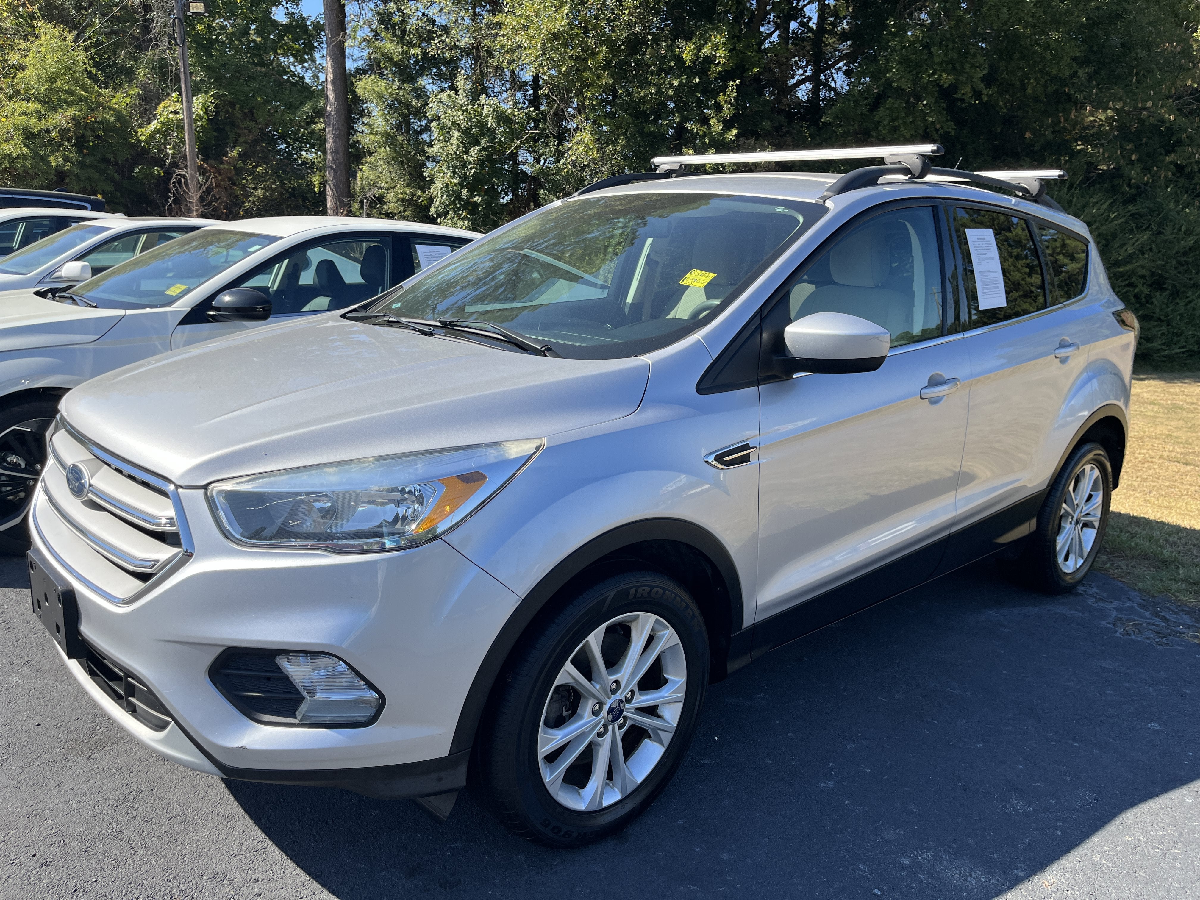 Silver 2018 Ford Escape SUV / Crossover Front-Wheel Drive Automatic