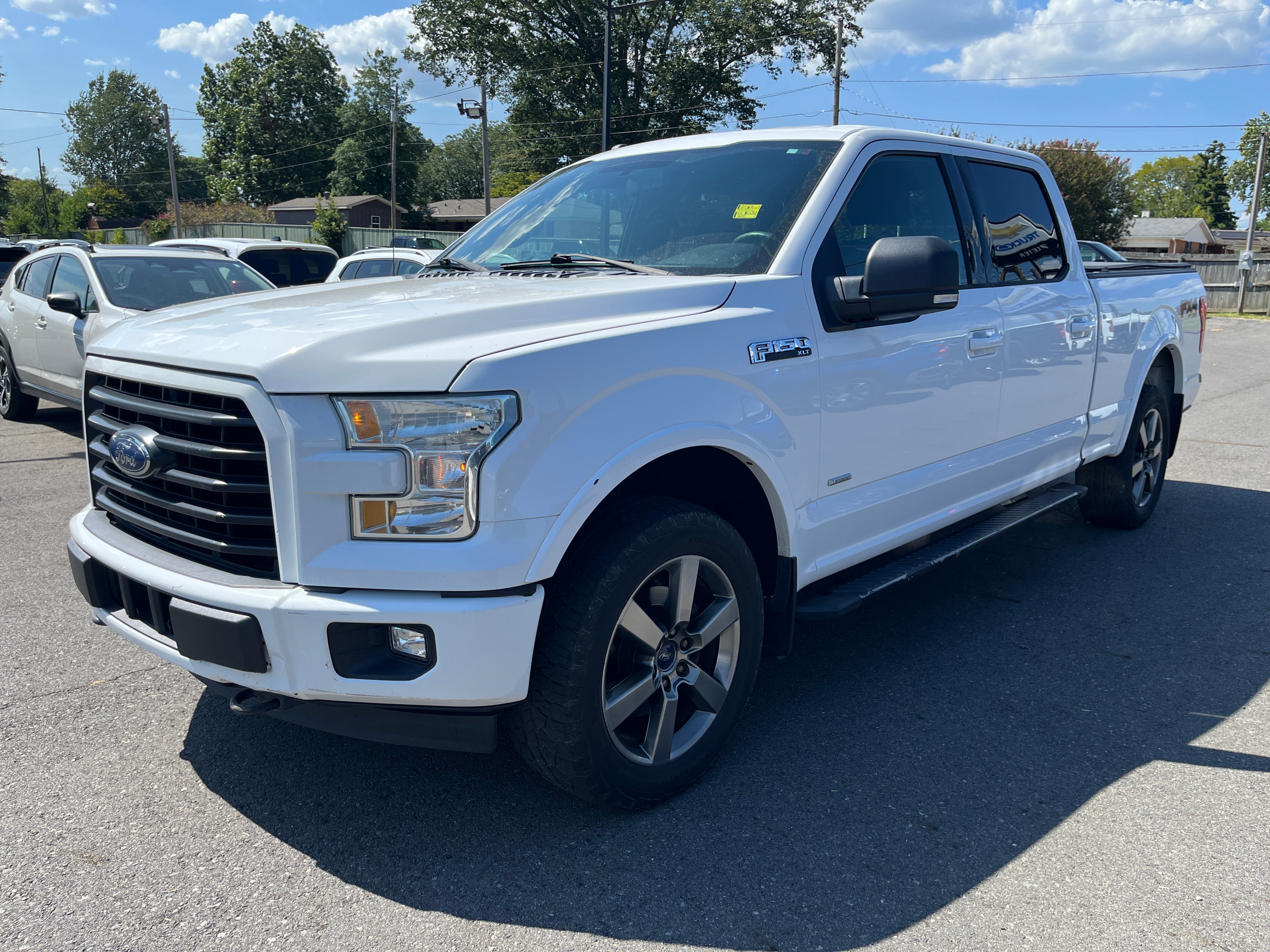 White 2016 Ford F-150 Pickup Truck Four-Wheel Drive Automatic