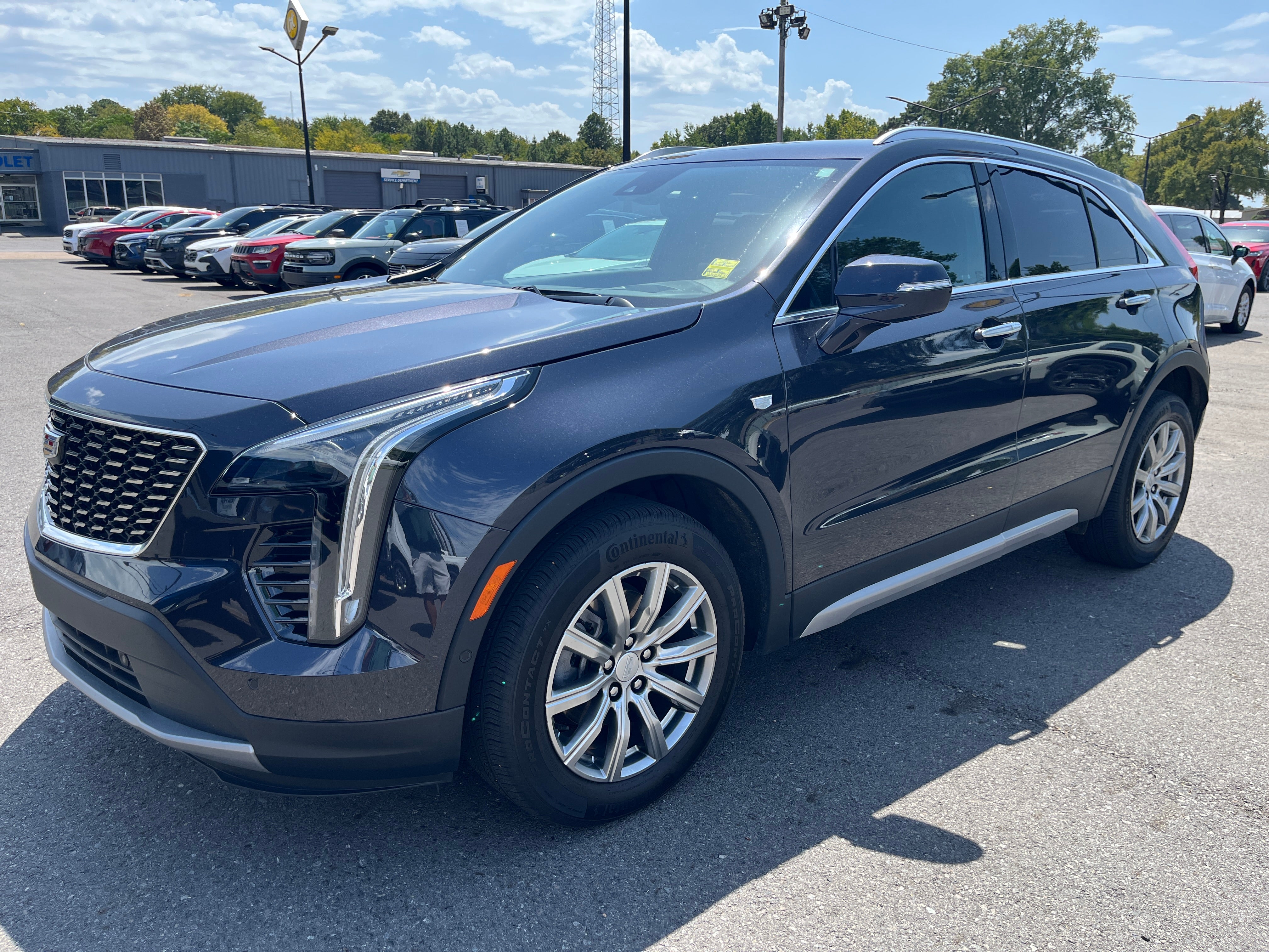 Gray (Galactic Grey Metallic) 2022 Cadillac XT4 SUV / Crossover Four-Wheel Drive Automatic