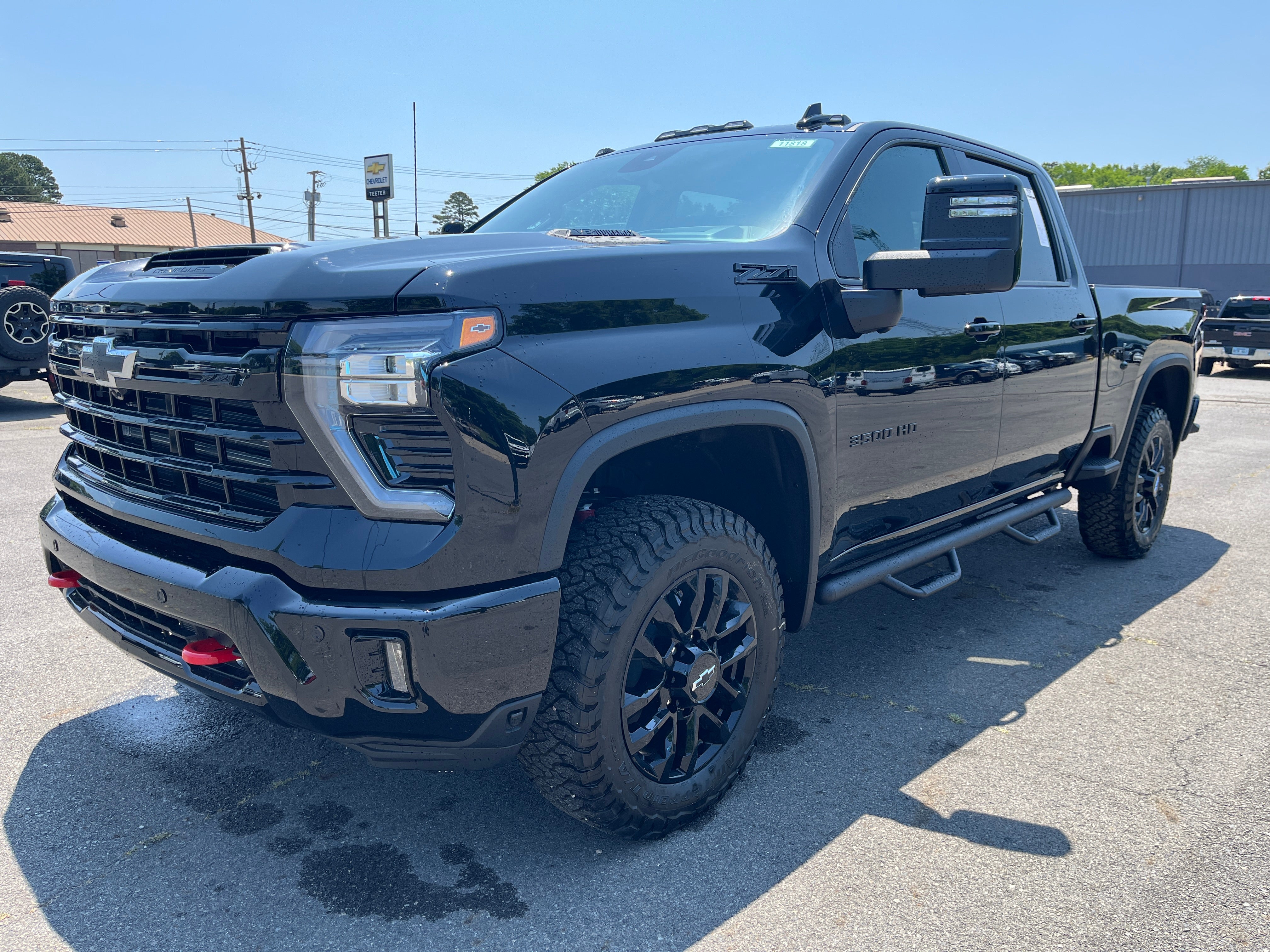 Black 2026 Chevrolet Silverado 3500HD Pickup Truck Four-Wheel Drive Automatic