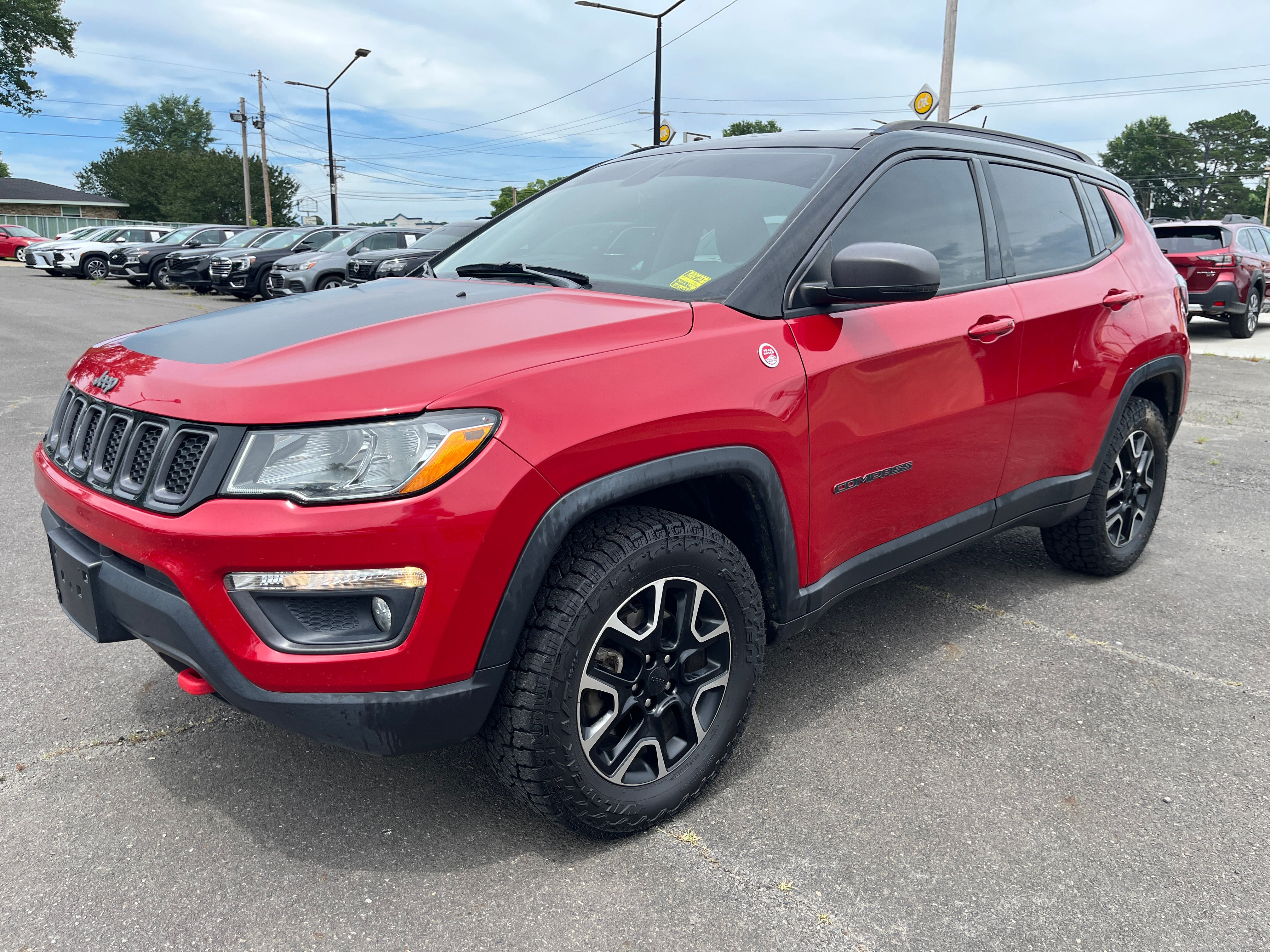 Red 2019 Jeep Compass SUV / Crossover Four-Wheel Drive Automatic
