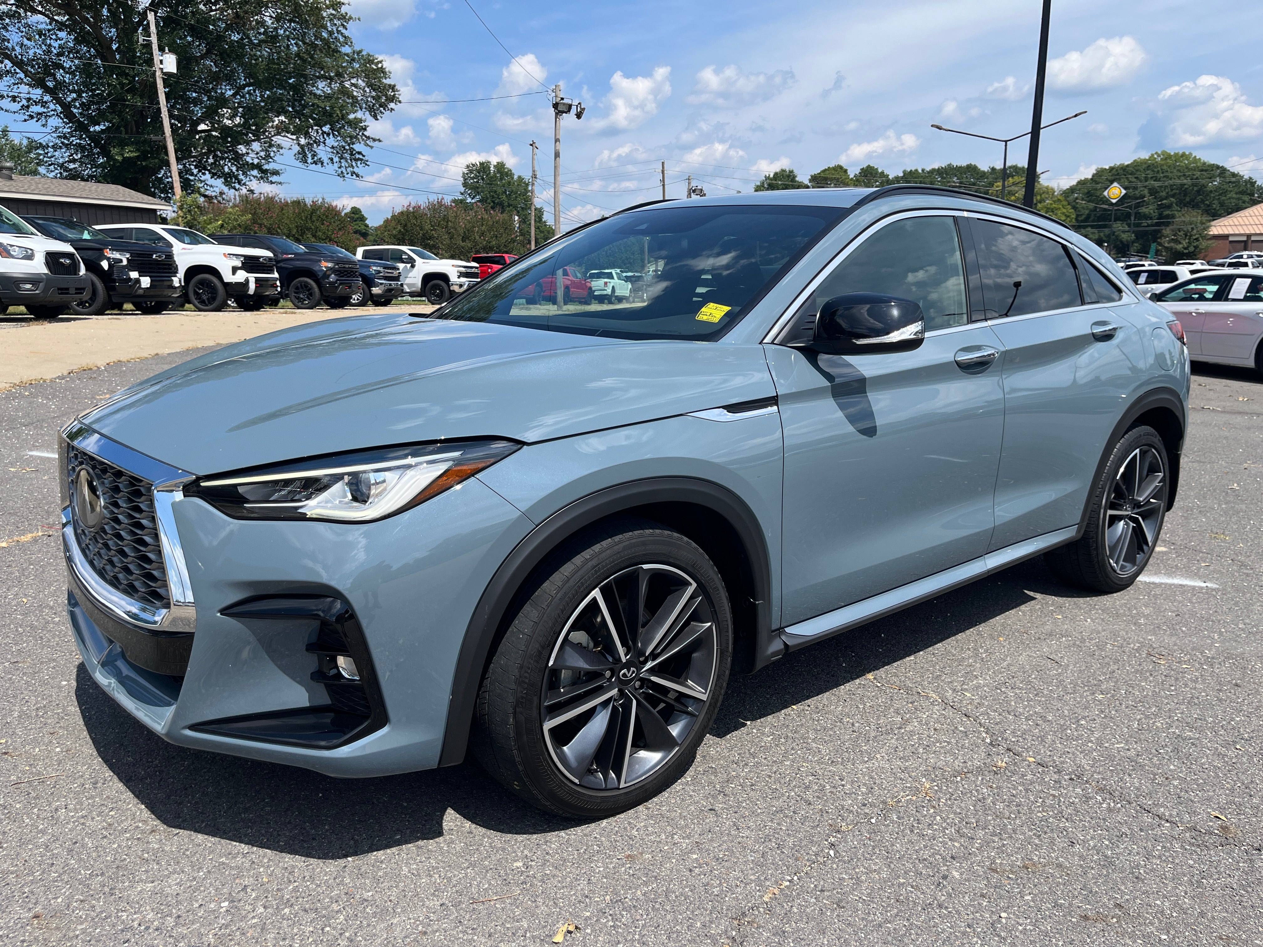 Slate Gray 2023 INFINITI QX55 SUV / Crossover All-Wheel Drive 