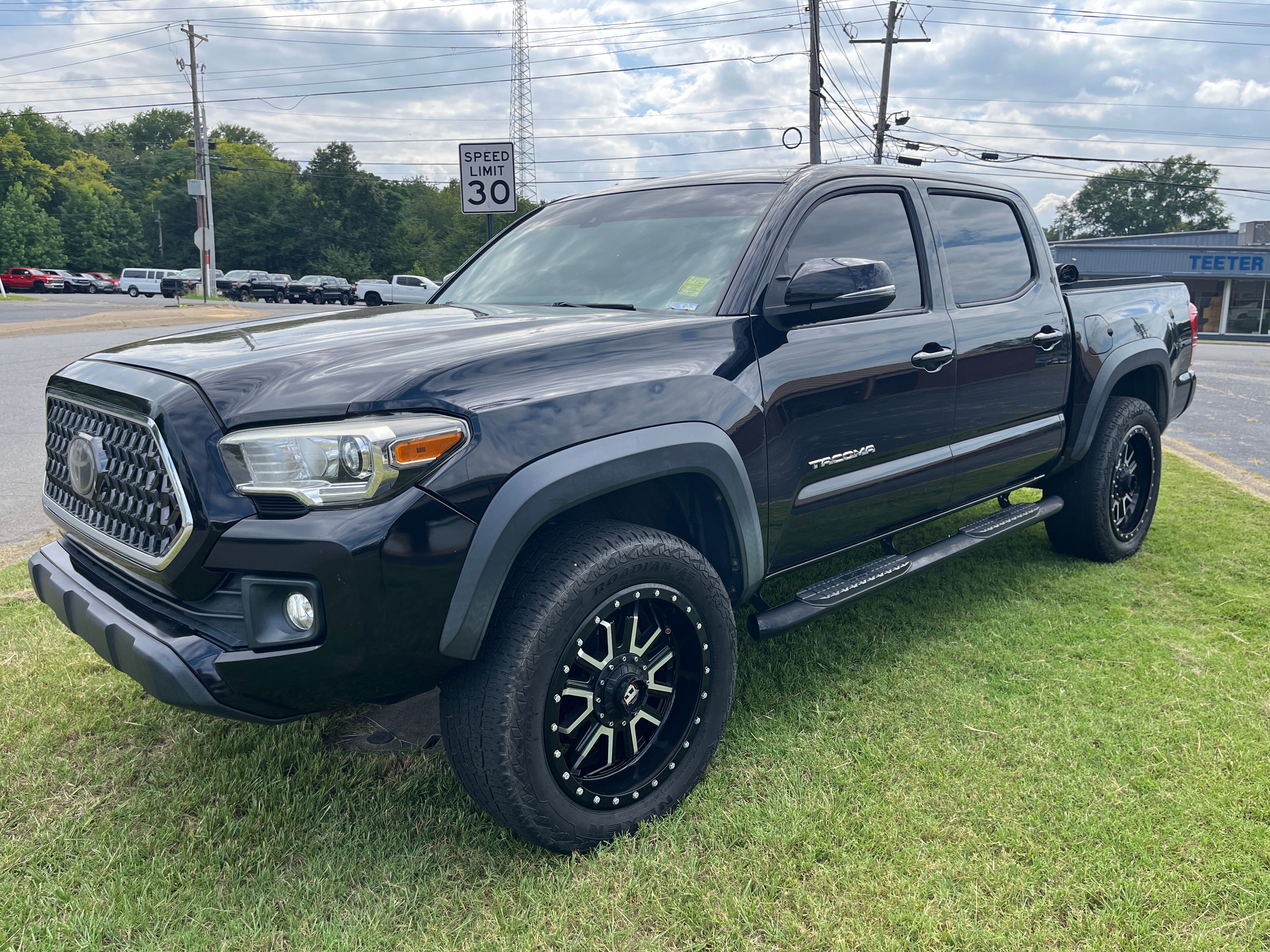 Black 2019 Toyota Tacoma Pickup Truck Four-Wheel Drive 