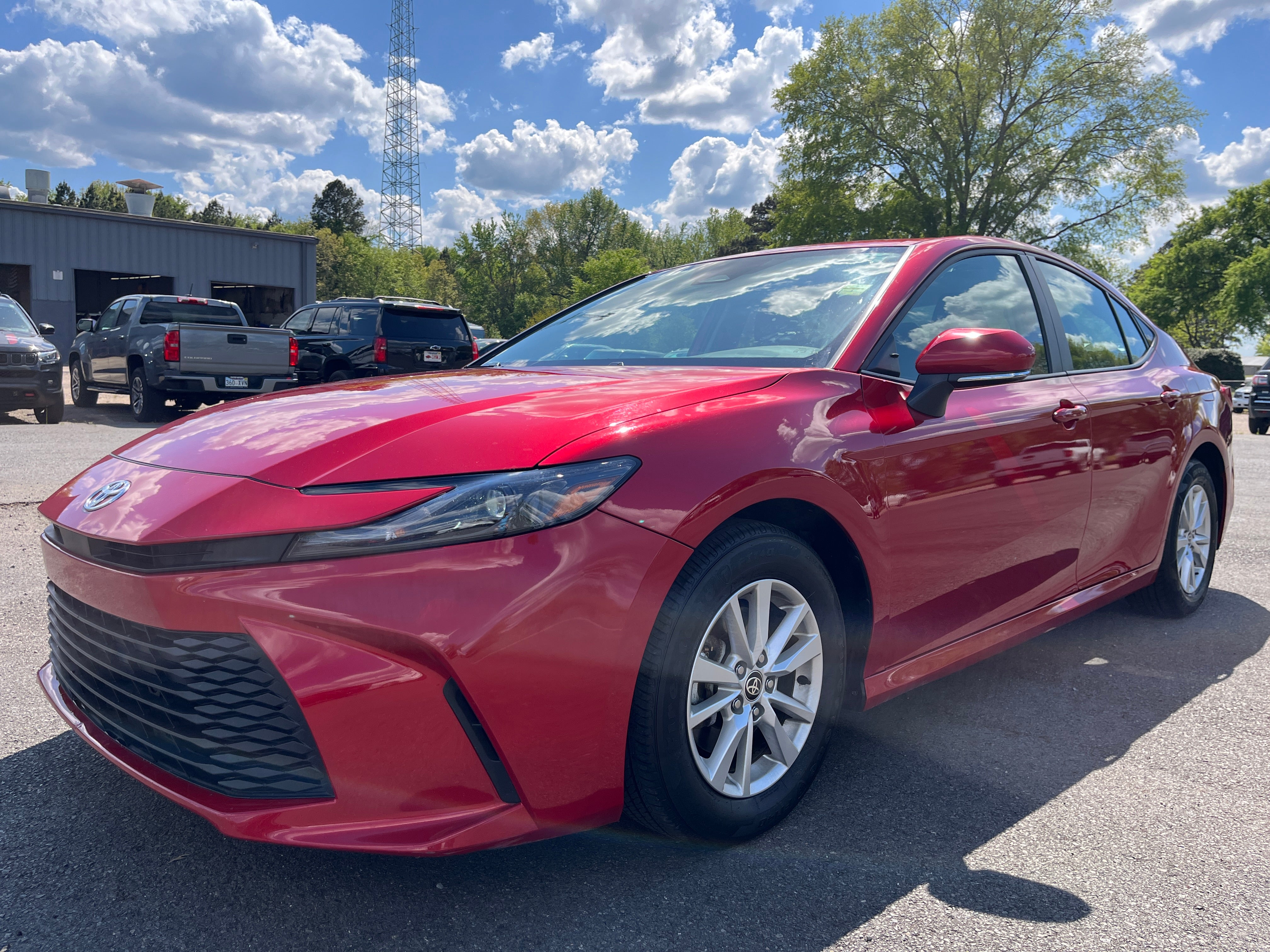 Red 2025 Toyota Camry Sedan Front-Wheel Drive 