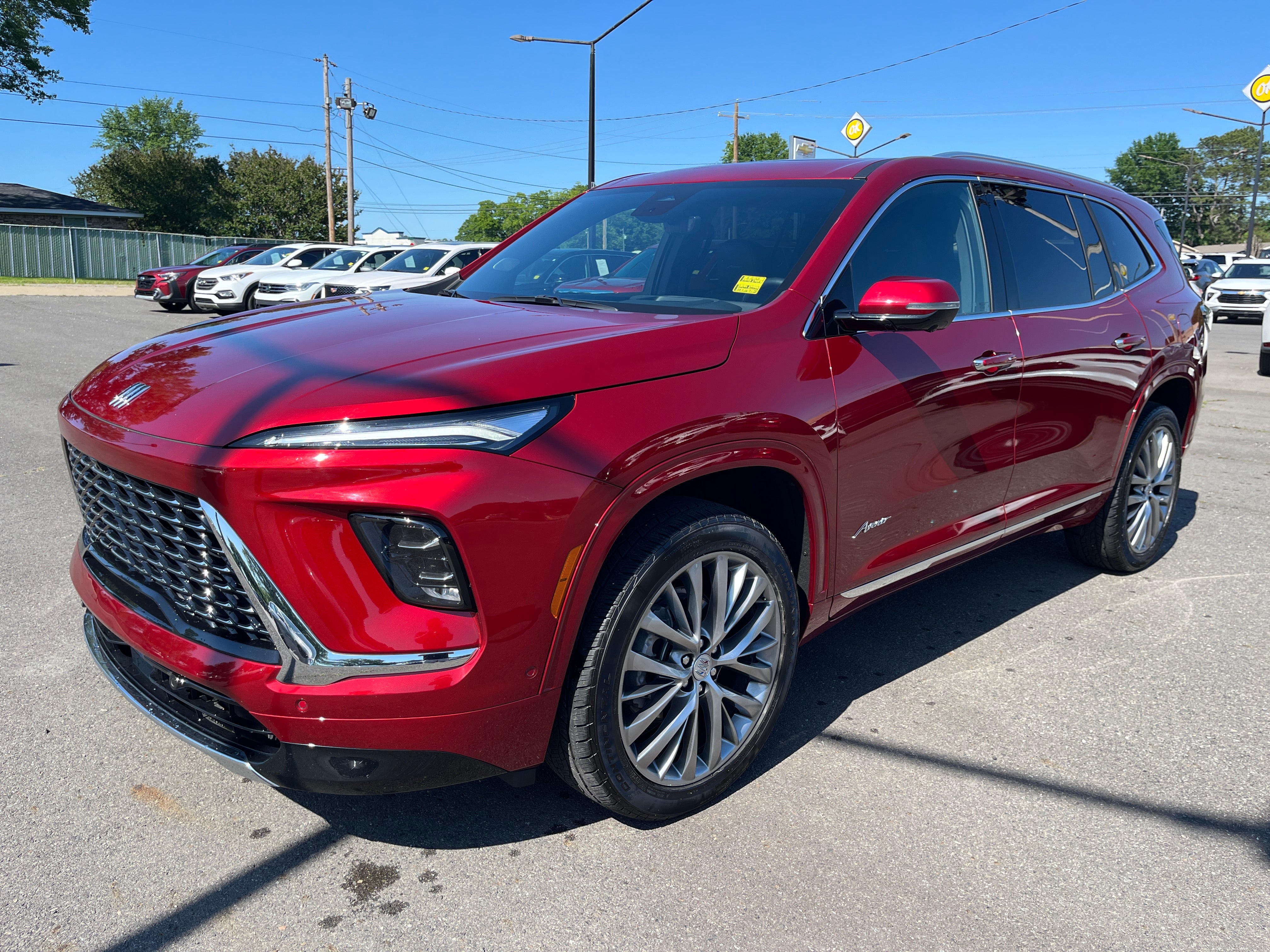 Cherry Red Tintcoat 2025 Buick Enclave SUV / Crossover Four-Wheel Drive Automatic