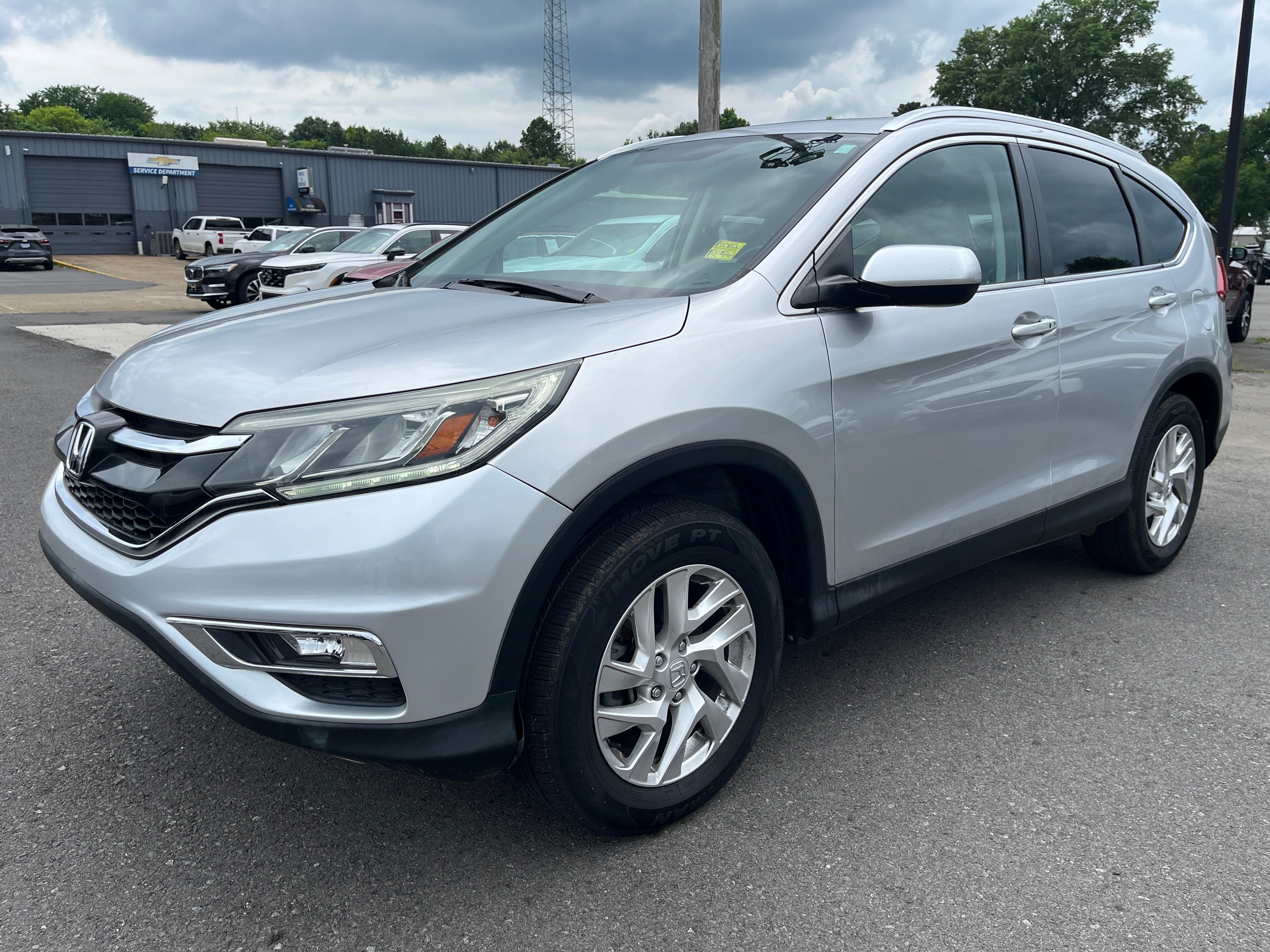 Silver 2015 Honda CR-V EX-L AWD SUV / Crossover All-Wheel Drive 