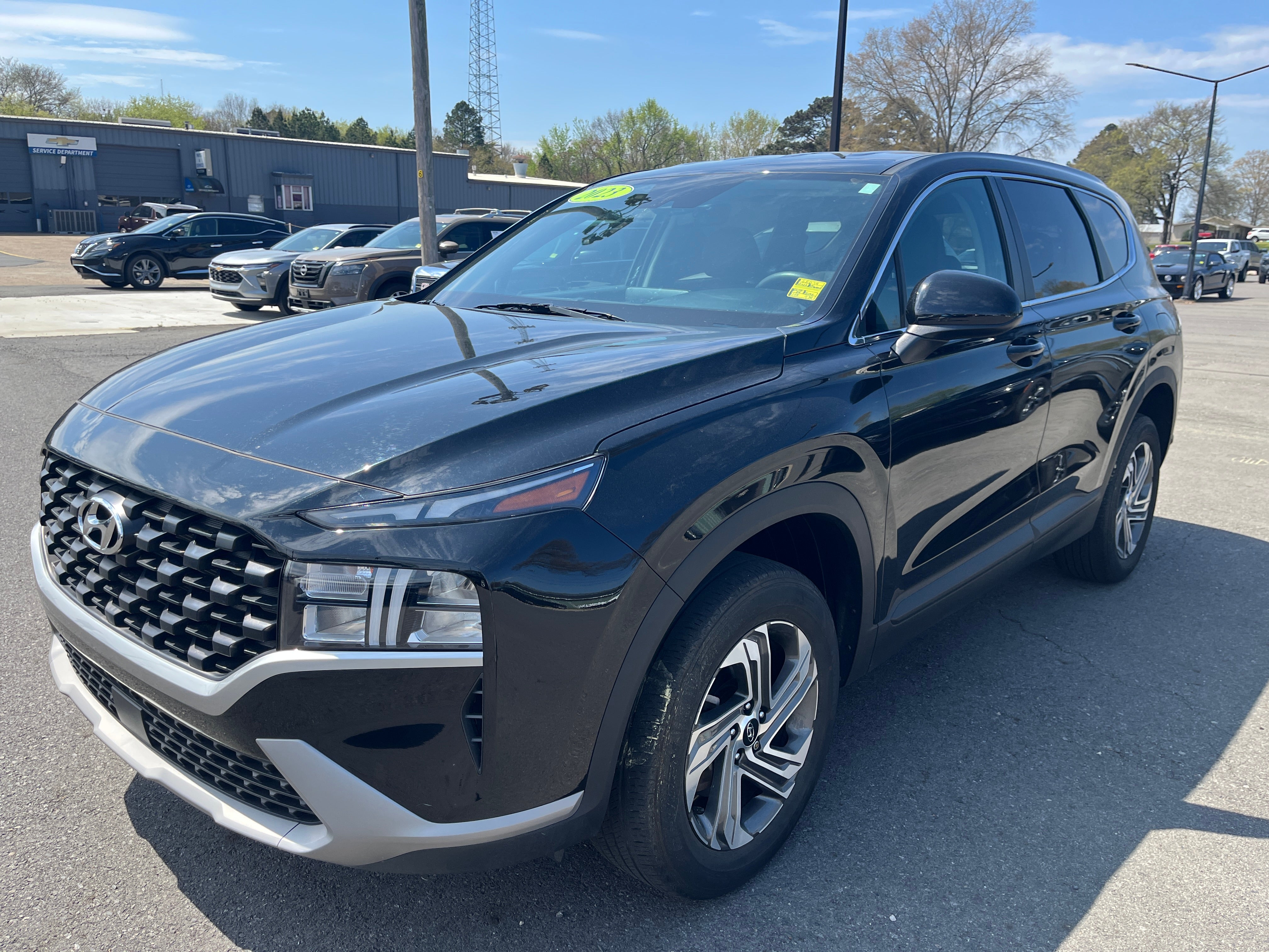 Black 2023 Hyundai Santa Fe SUV / Crossover All-Wheel Drive Automatic