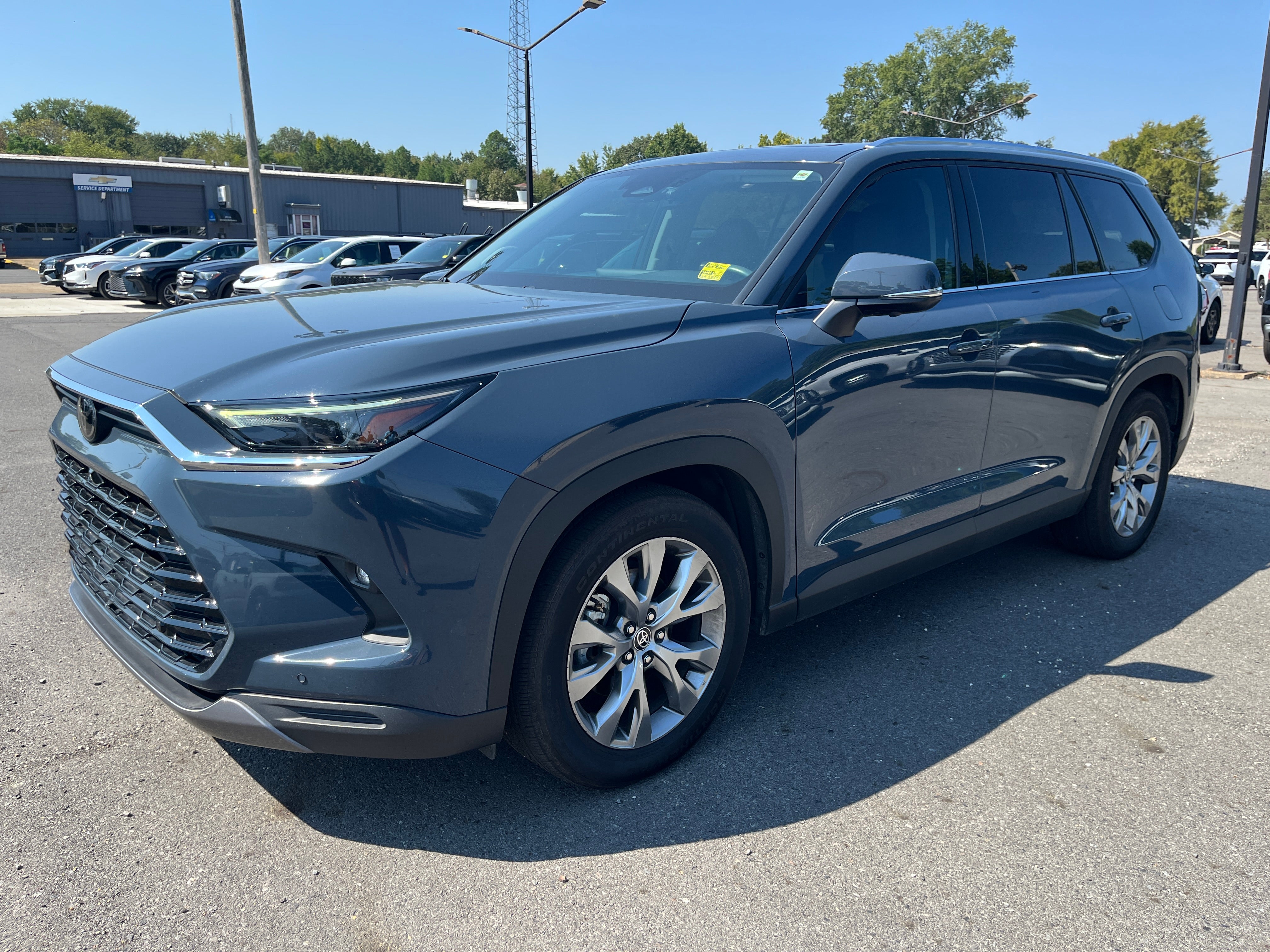 Blue 2024 Toyota Grand Highlander Hybrid SUV / Crossover All-Wheel Drive 