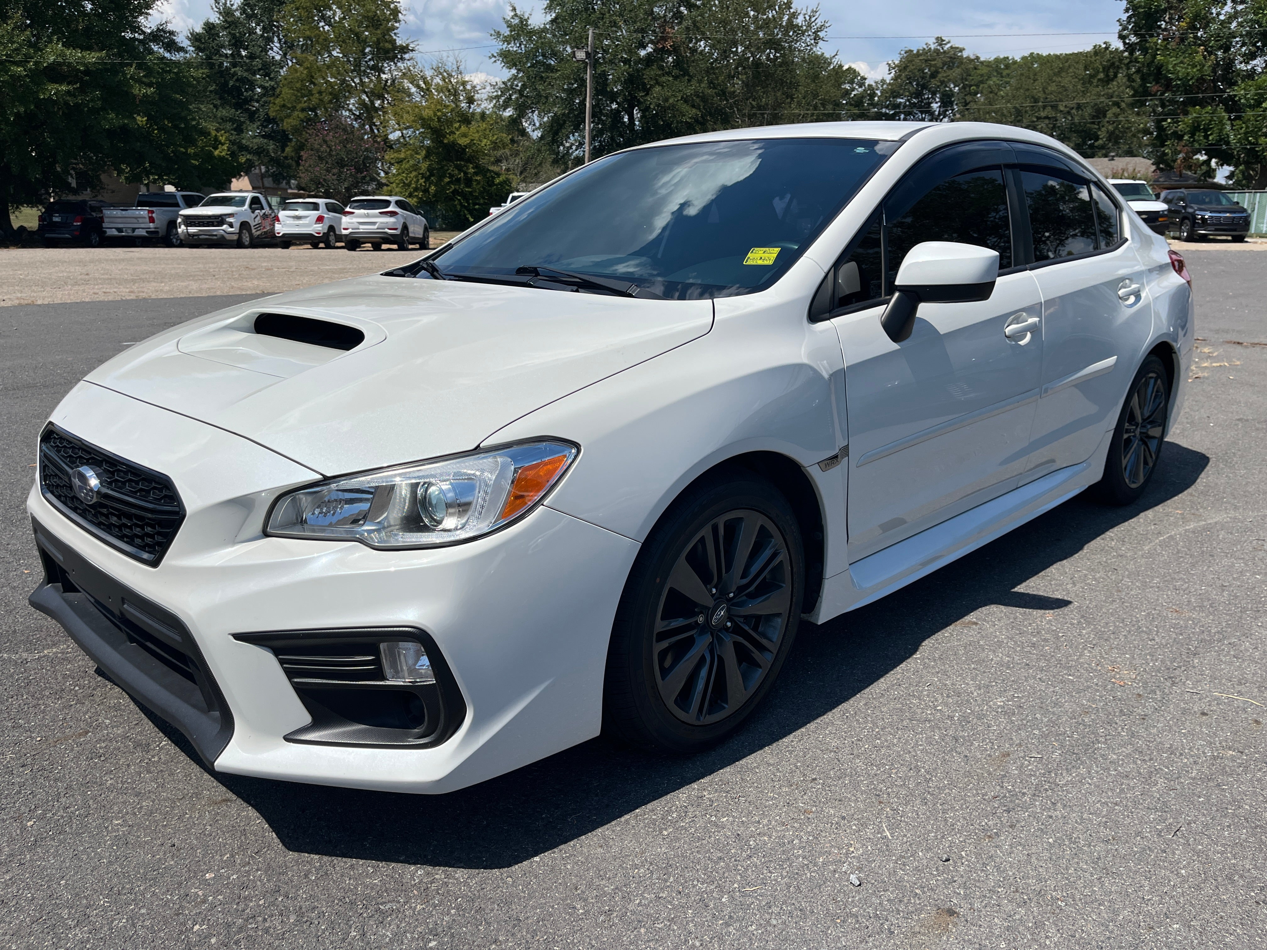 White 2021 Subaru WRX Sedan All-Wheel Drive Manual