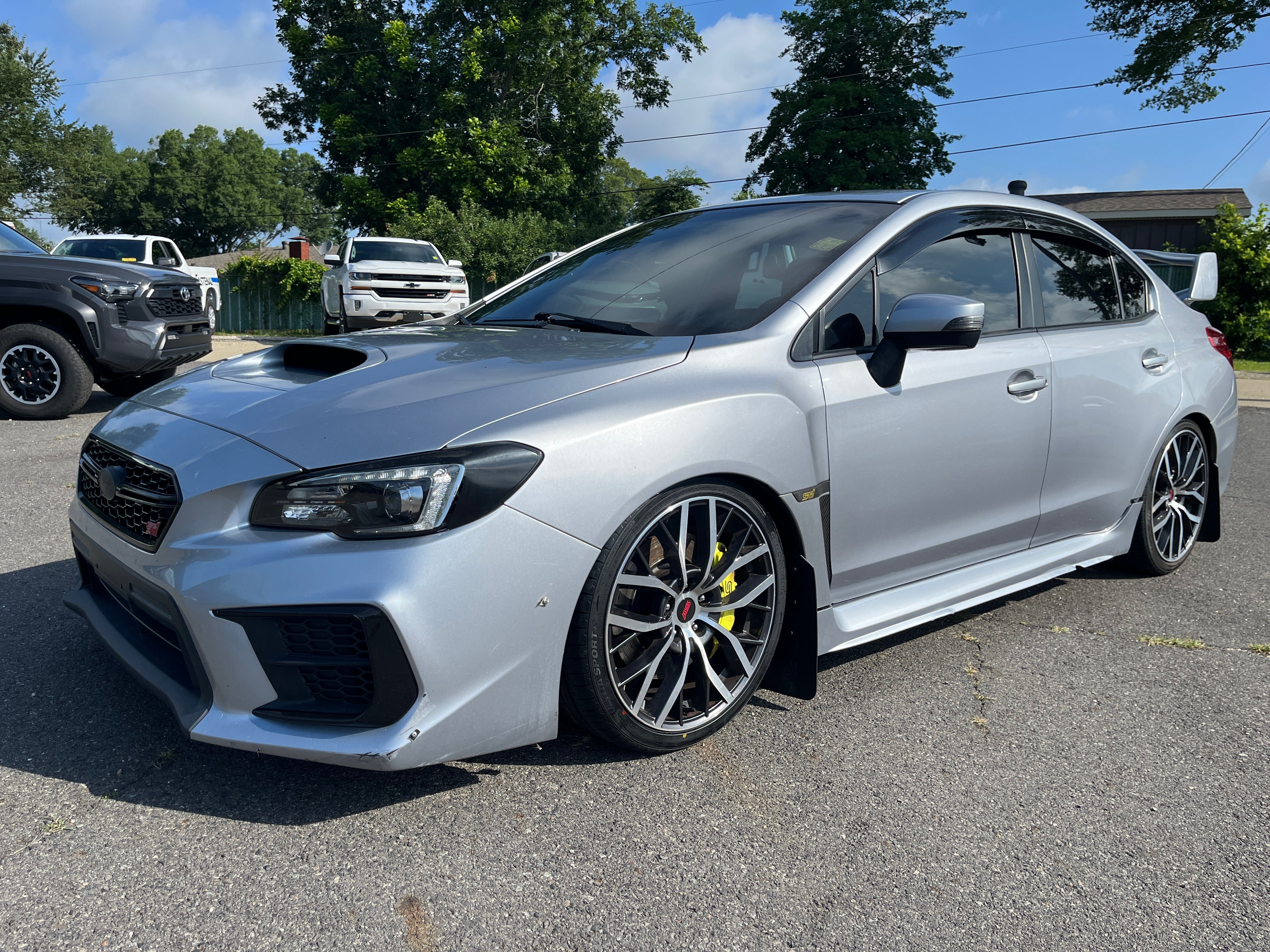 Silver 2021 Subaru WRX STI Sedan All-Wheel Drive Manual