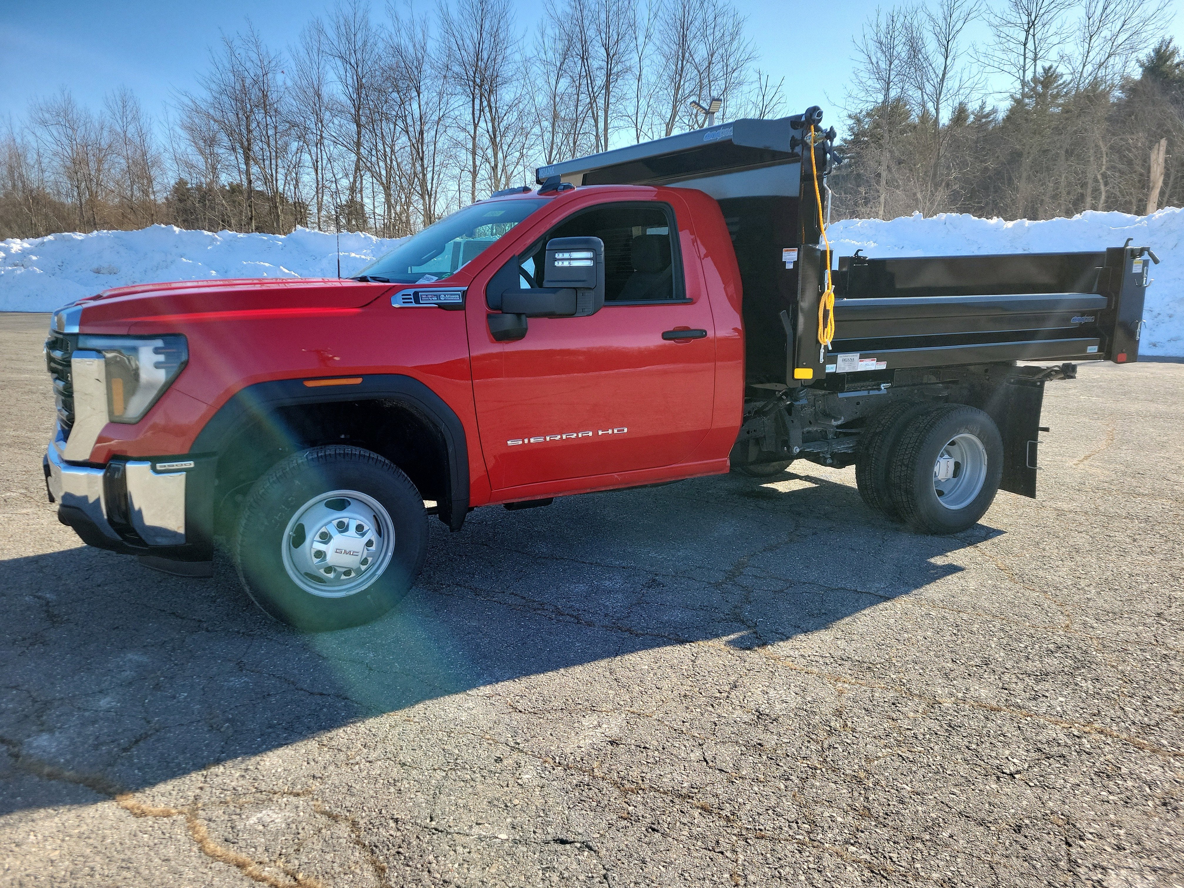 Cardinal Red 2026 GMC Sierra 3500HD Chassis Pickup Truck Four-Wheel Drive Automatic