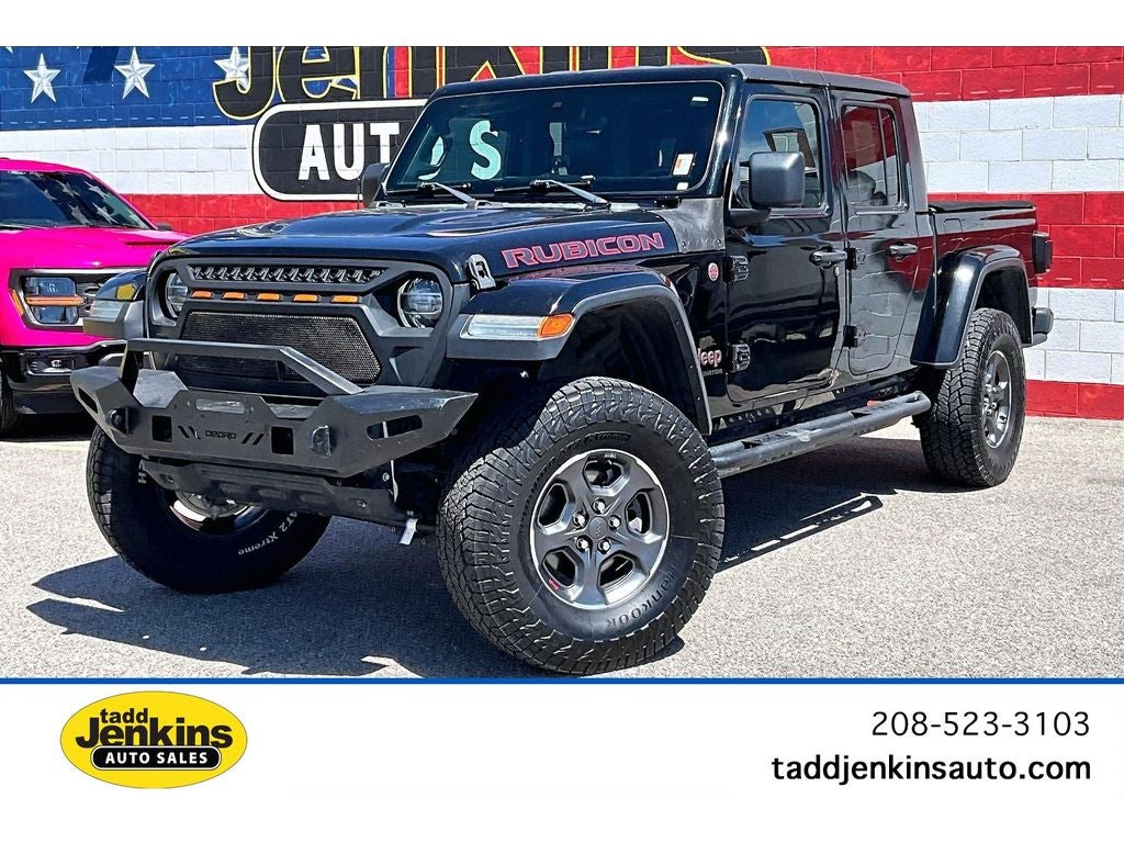 Black Clearcoat 2020 Jeep Gladiator Pickup Truck Four-Wheel Drive Automatic