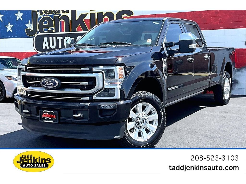 Agate Black Metallic 2022 Ford F-350 Super Duty Pickup Truck Four-Wheel Drive Automatic