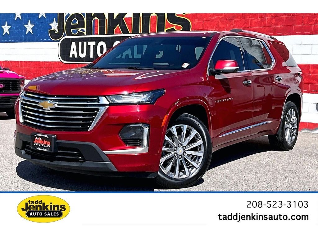 Radiant Red Tintcoat 2023 Chevrolet Traverse SUV / Crossover Four-Wheel Drive 9-Speed Automatic