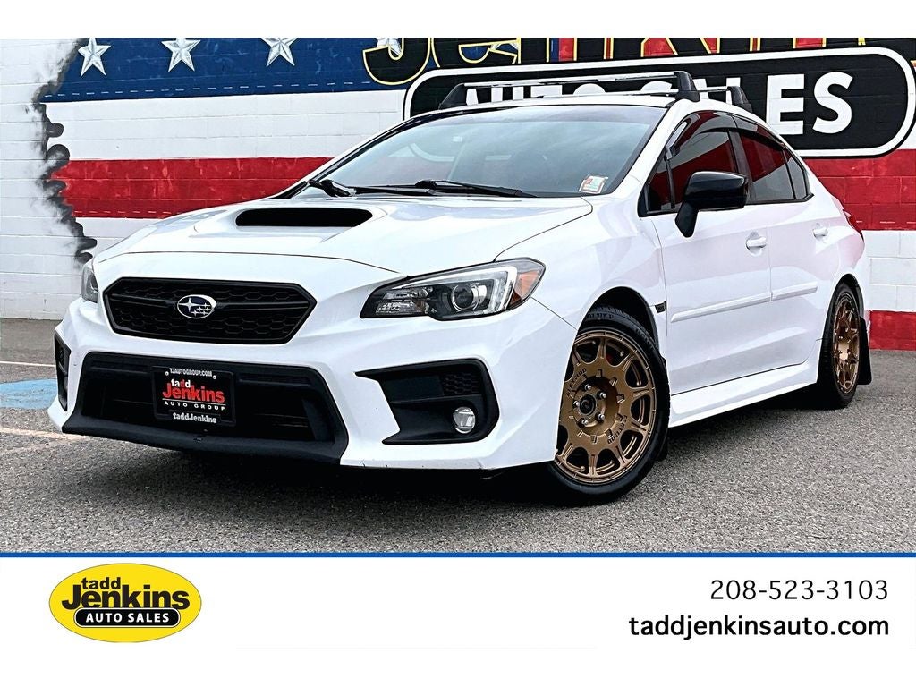 Crystal White Pearl 2020 Subaru WRX Sedan All-Wheel Drive 6-Speed Manual