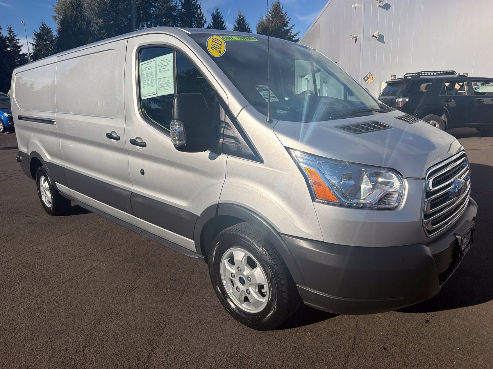 Ingot Silver 2017 Ford Transit Cargo Van Rear-Wheel Drive 6-Speed Automatic Overdrive