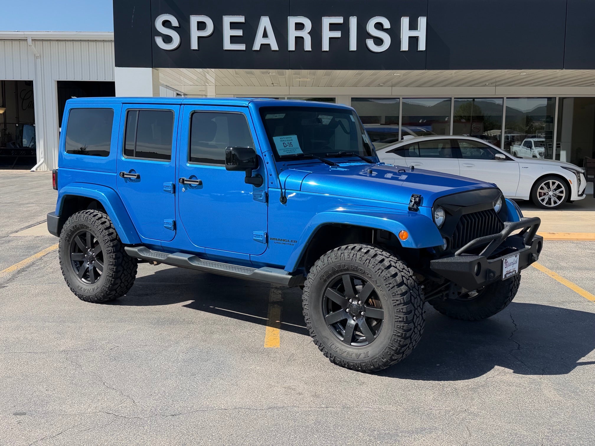 Blue 2014 Jeep Wrangler Unlimited Altitude Edition 4WD SUV / Crossover Four-Wheel Drive 